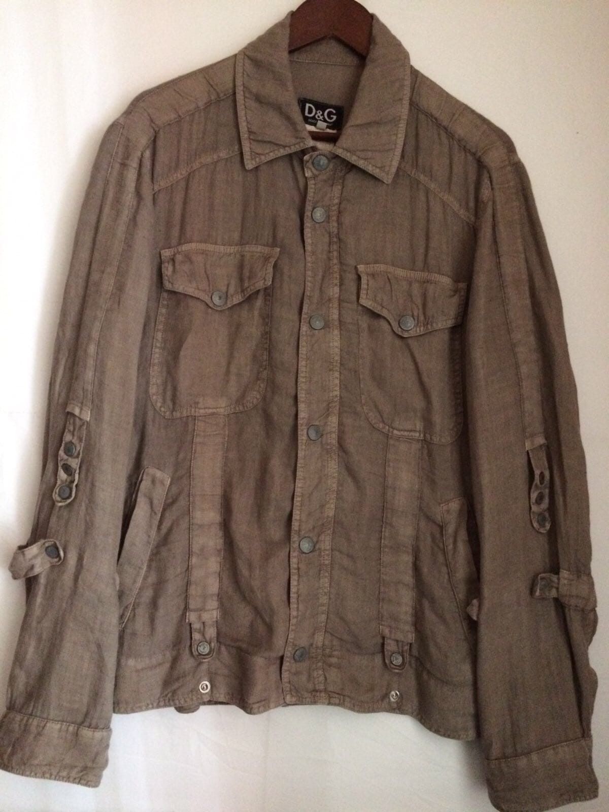 Dolce & Gabbana 🔥🔥Archivio Dolce&Gabbana Bondage Linen Jacket Size US XL / EU 56 / 4 - 1 Thumbnail