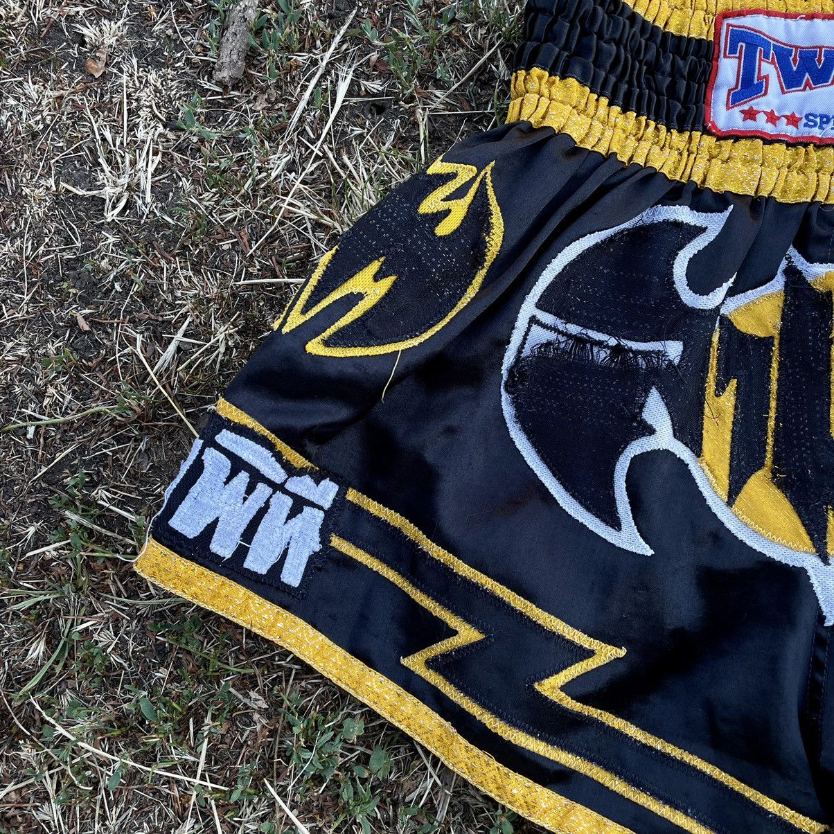 Sports Specialties × Vintage Vintage Y2K Sportwear Thai Box Shorts Sportwear Fightwear Size US 32 / EU 48 - 3 Thumbnail
