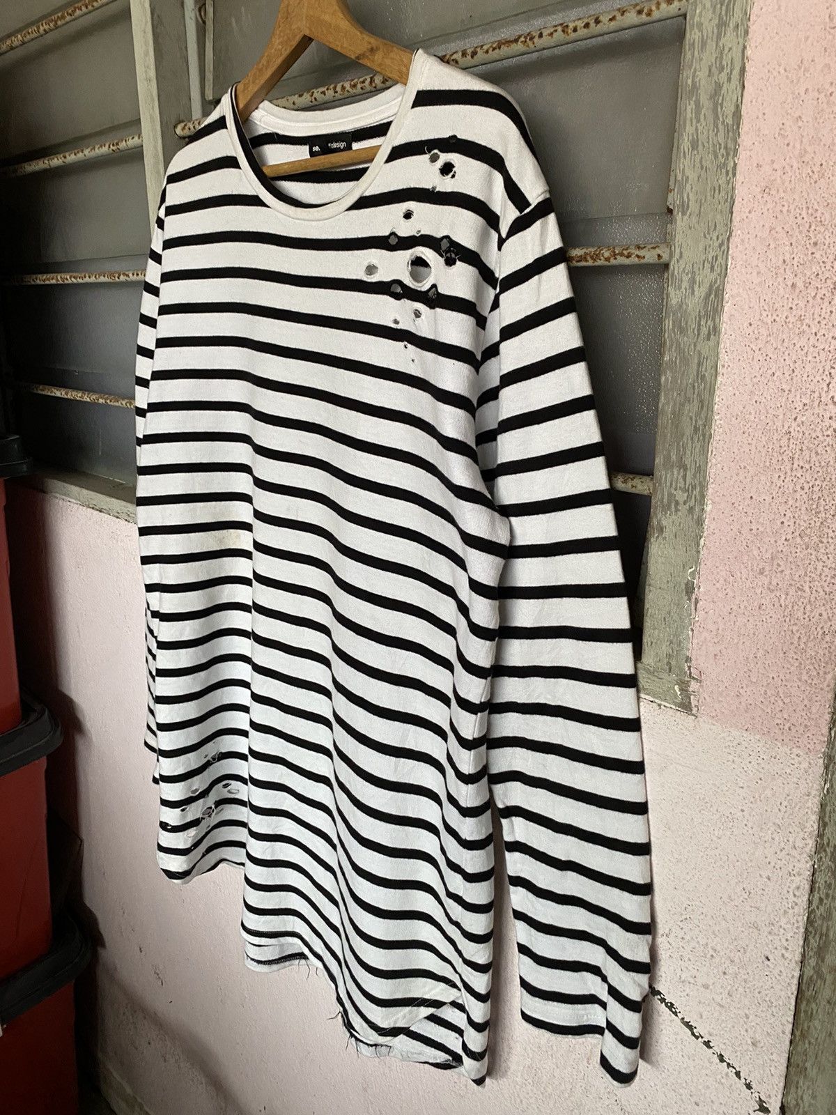 semanticdesign Semantic Design Breton Striped Long Sleeve tshirts Size US L / EU 52-54 / 3 - 3 Thumbnail