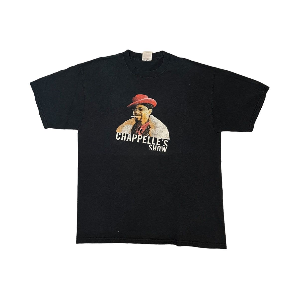 image of Movie x Vintage 2004 Dave Chapelle Chapelles Show Tee in Black, Men's (Size XL)