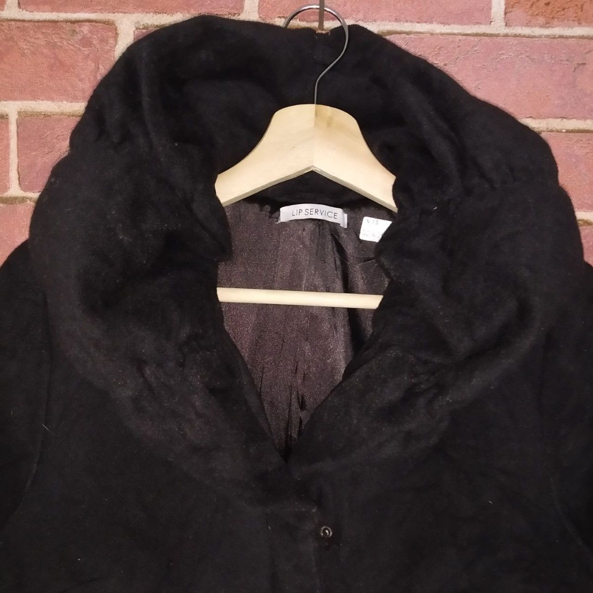 Japanese Brand Rare!! Lip Service Japan Black Velvet Coat Style Size US S / EU 44-46 / 1 - 4 Thumbnail