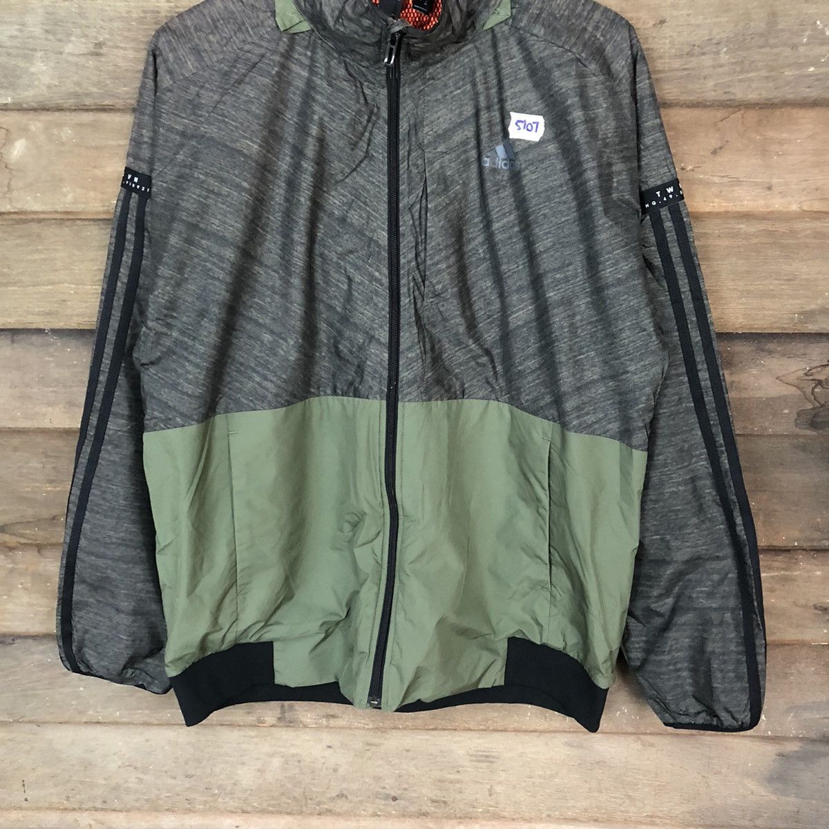 Adidas Adidas Green Jacket sweater #5707 Size US XL / EU 56 / 4 - 3 Thumbnail