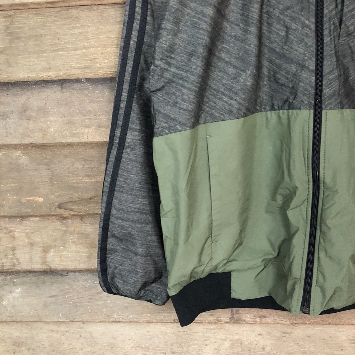 Adidas Adidas Green Jacket sweater #5707 Size US XL / EU 56 / 4 - 4 Thumbnail