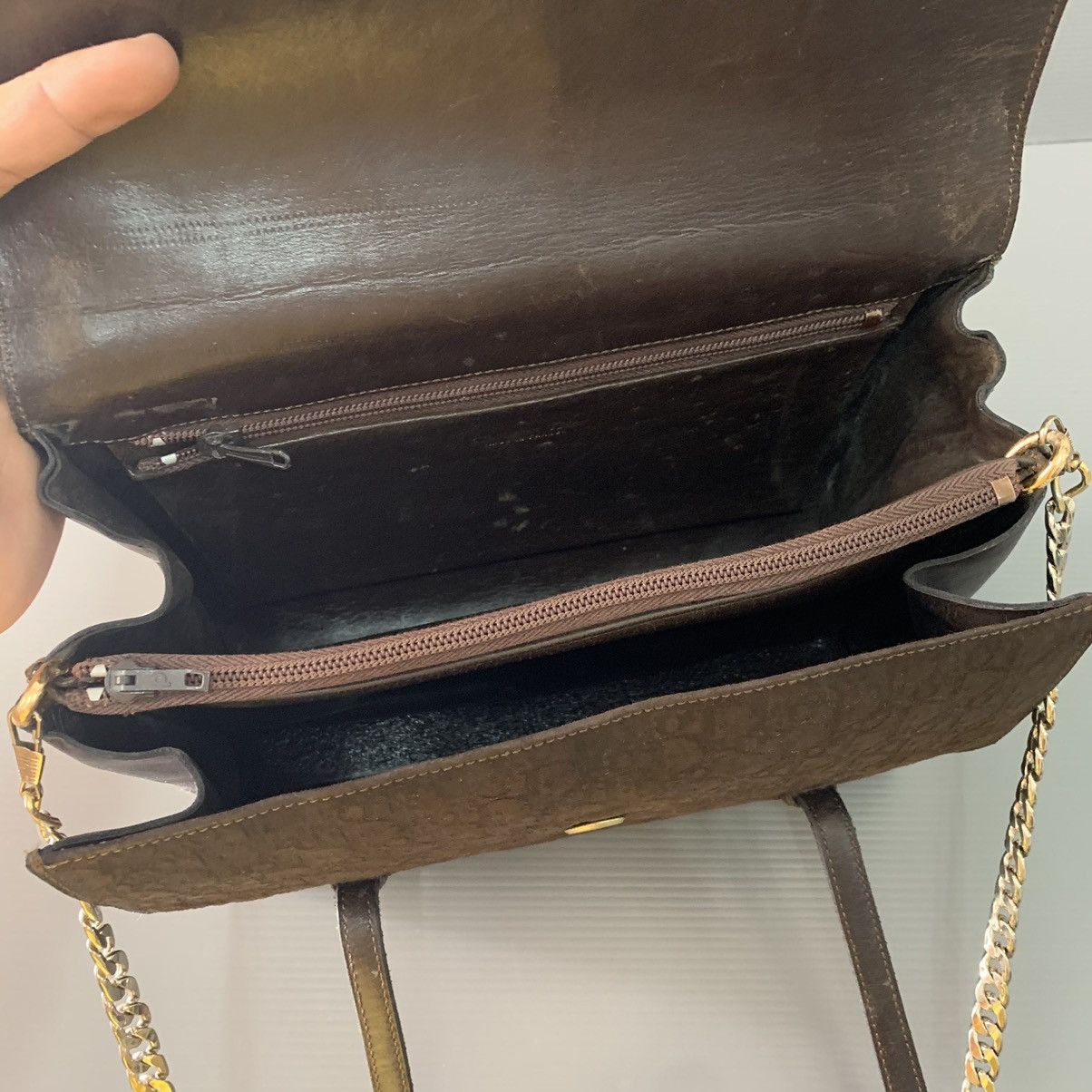 Christian Dior Monsieur Christian Dior Suede Leather Handbag Size ONE SIZE - 18 Thumbnail