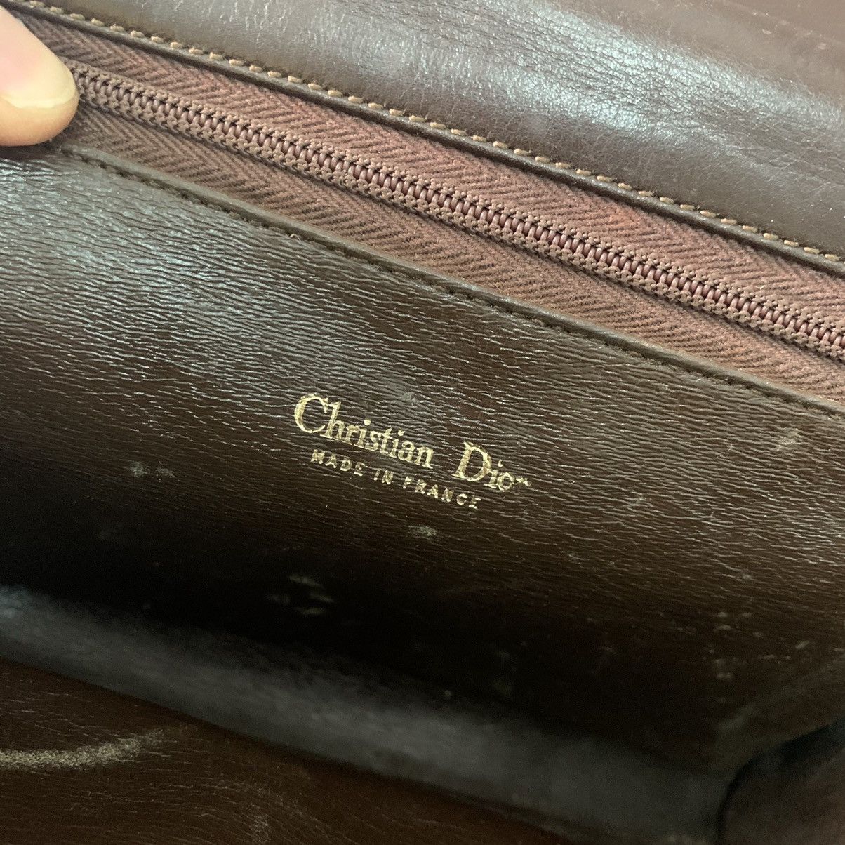 Christian Dior Monsieur Christian Dior Suede Leather Handbag Size ONE SIZE - 19 Thumbnail