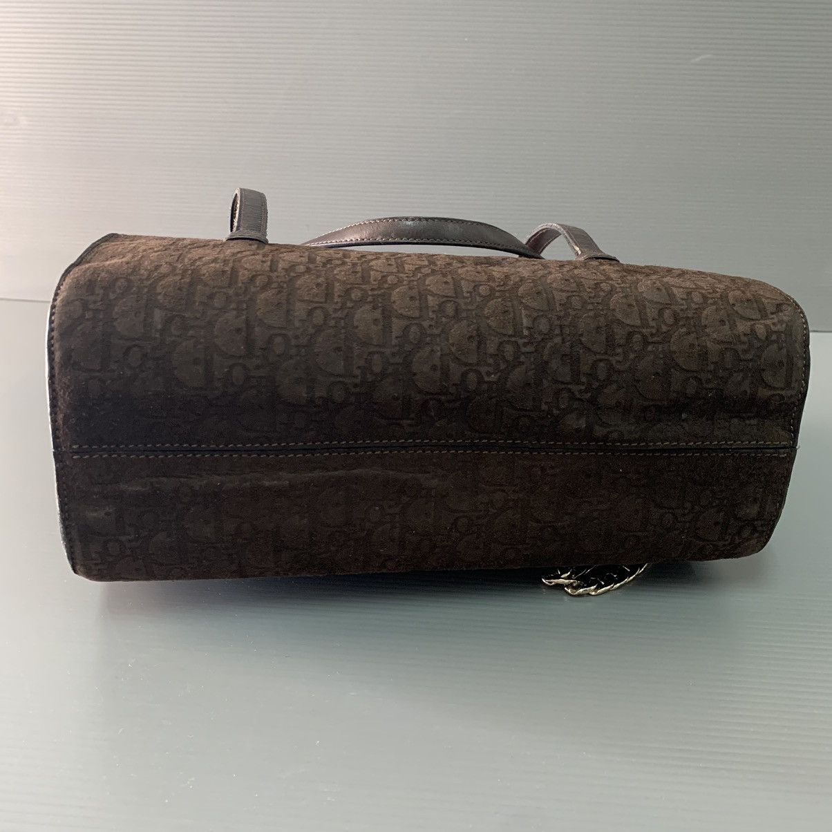 Christian Dior Monsieur Christian Dior Suede Leather Handbag Size ONE SIZE - 10 Thumbnail