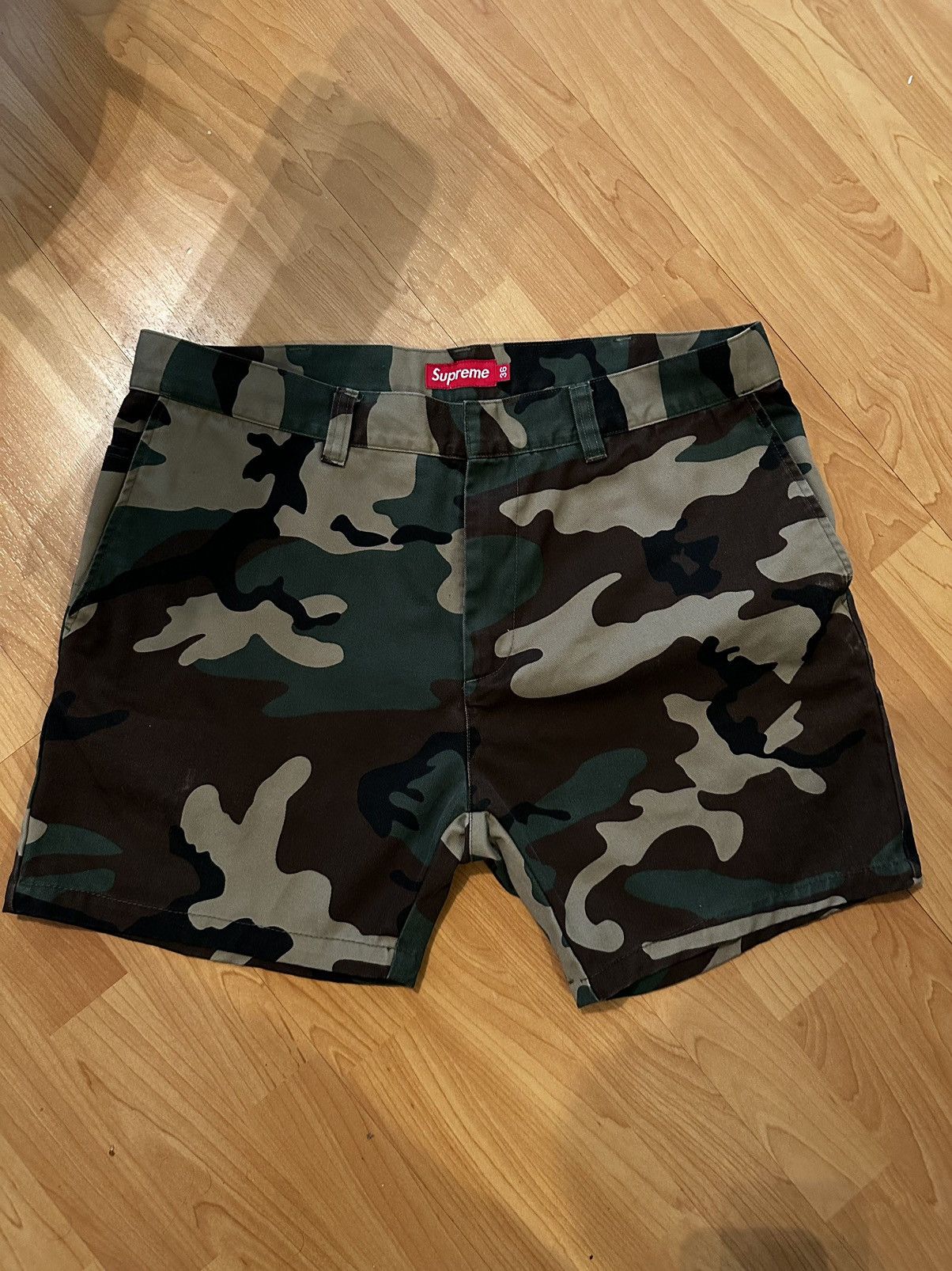 Supreme SUPREME camo shorts 36 | Grailed