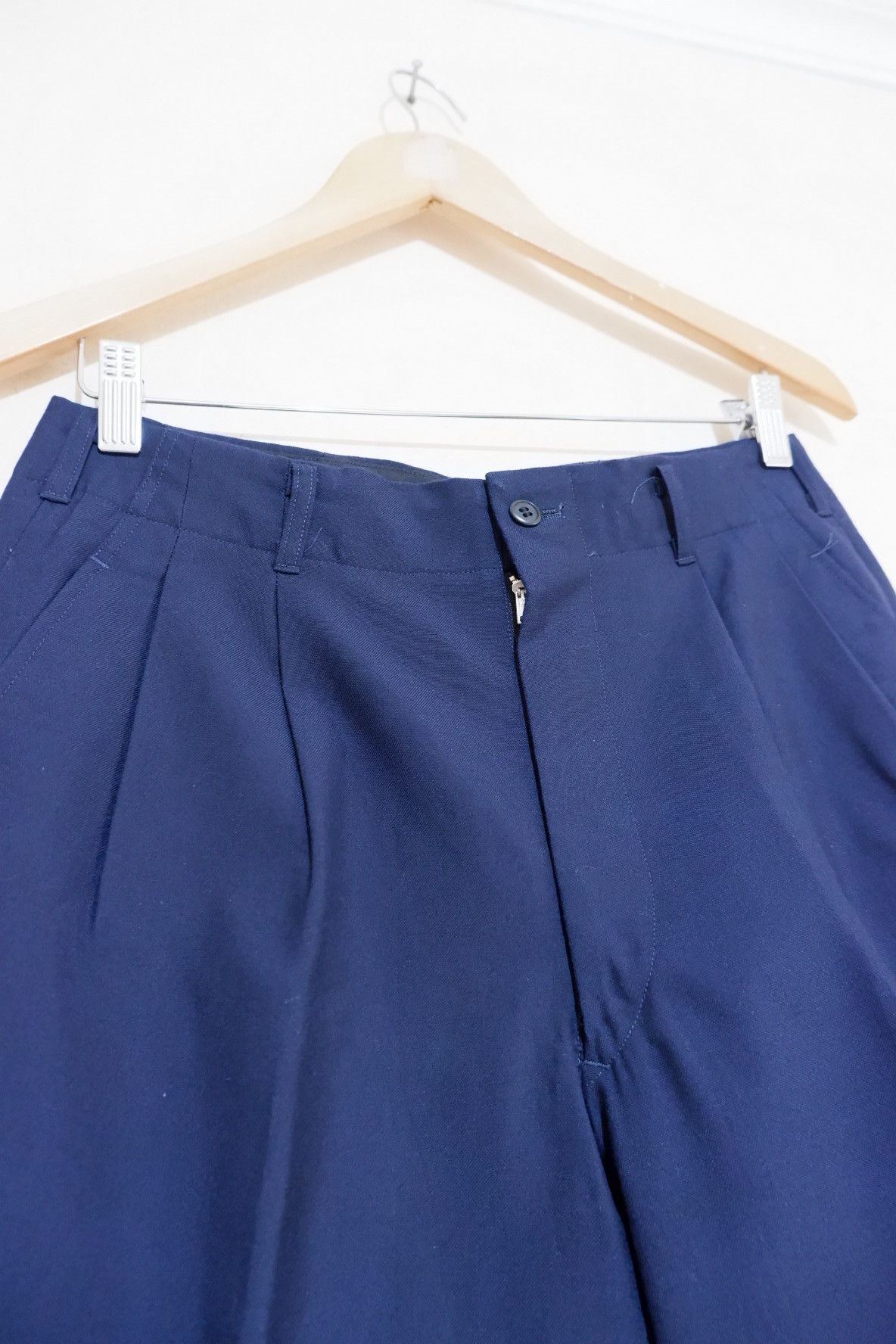 Yohji Yamamoto Vintage Yohji Japan Railway Company Pleated Pants *2009 Size US 29 - 4 Thumbnail