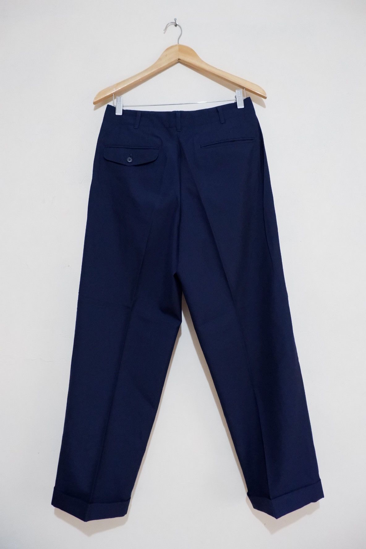 Yohji Yamamoto Vintage Yohji Japan Railway Company Pleated Pants *2009 Size US 29 - 2 Thumbnail