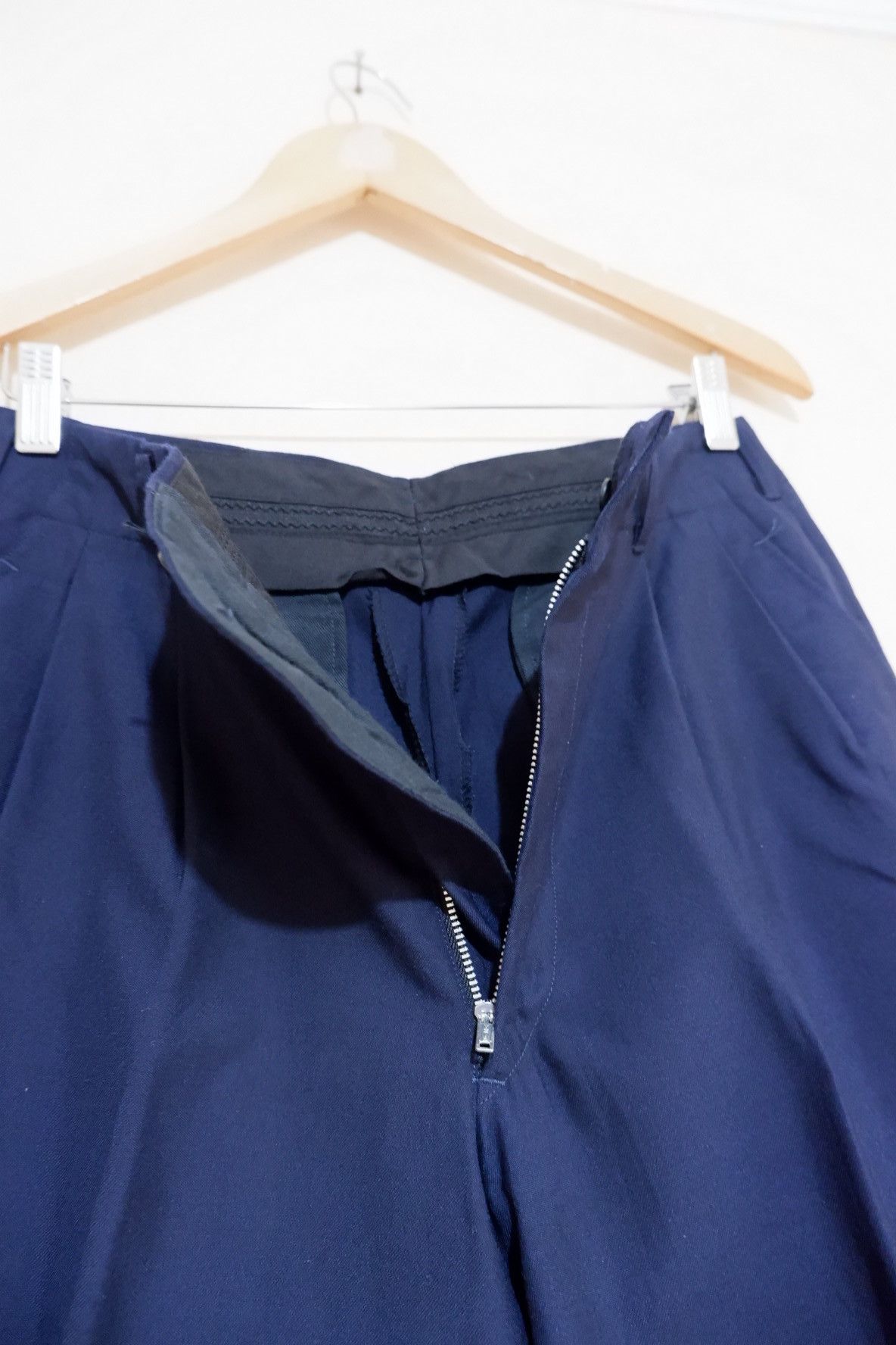 Yohji Yamamoto Vintage Yohji Japan Railway Company Pleated Pants *2009 Size US 29 - 3 Thumbnail