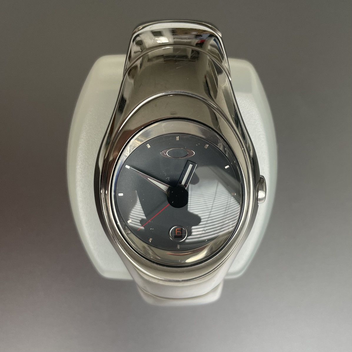y*n様 bone strap silver watch OAKLEY cybe y*n様 bone strap silver watch OAKLEY cybe Oakley Watch Band