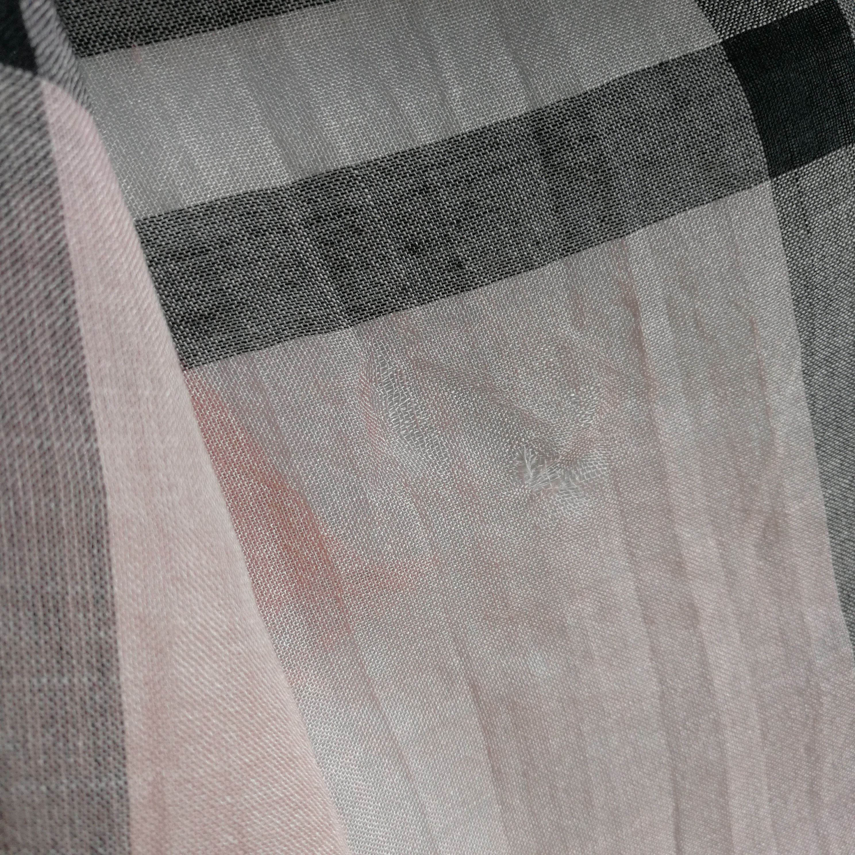 Burberry × Vintage Burberry Cotton/Silk Scarf Nova Check Size ONE SIZE - 5 Thumbnail
