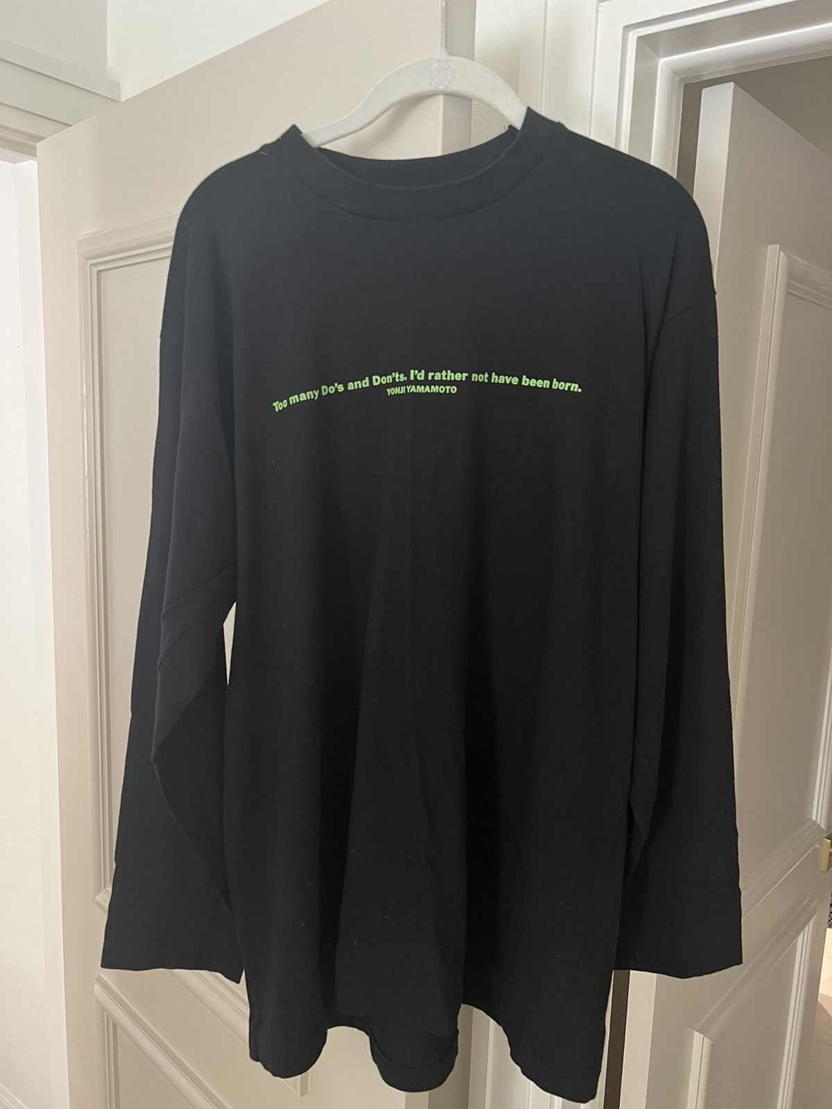 Yohji Yamamoto GRAIL pour homme “too many” neon white from 90’s Size US M / EU 48-50 / 2 - 2 Thumbnail