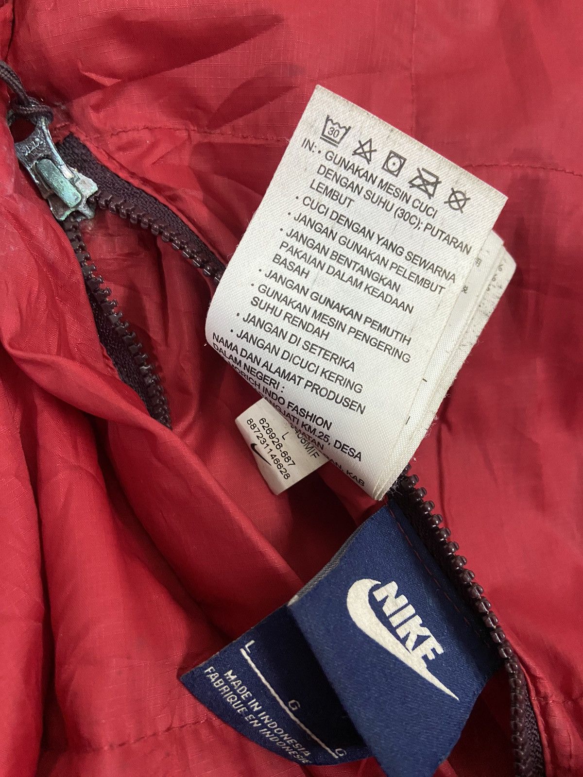 Nike Vintage Nike Blue Tag Reversible coach Jacket Streetwear Size US L / EU 52-54 / 3 - 11 Thumbnail