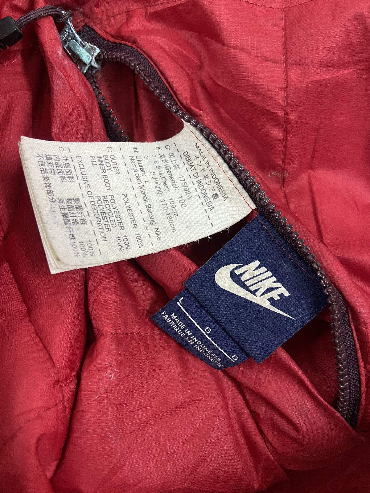 Nike Vintage Nike Blue Tag Reversible coach Jacket Streetwear Size US L / EU 52-54 / 3 - 10 Thumbnail