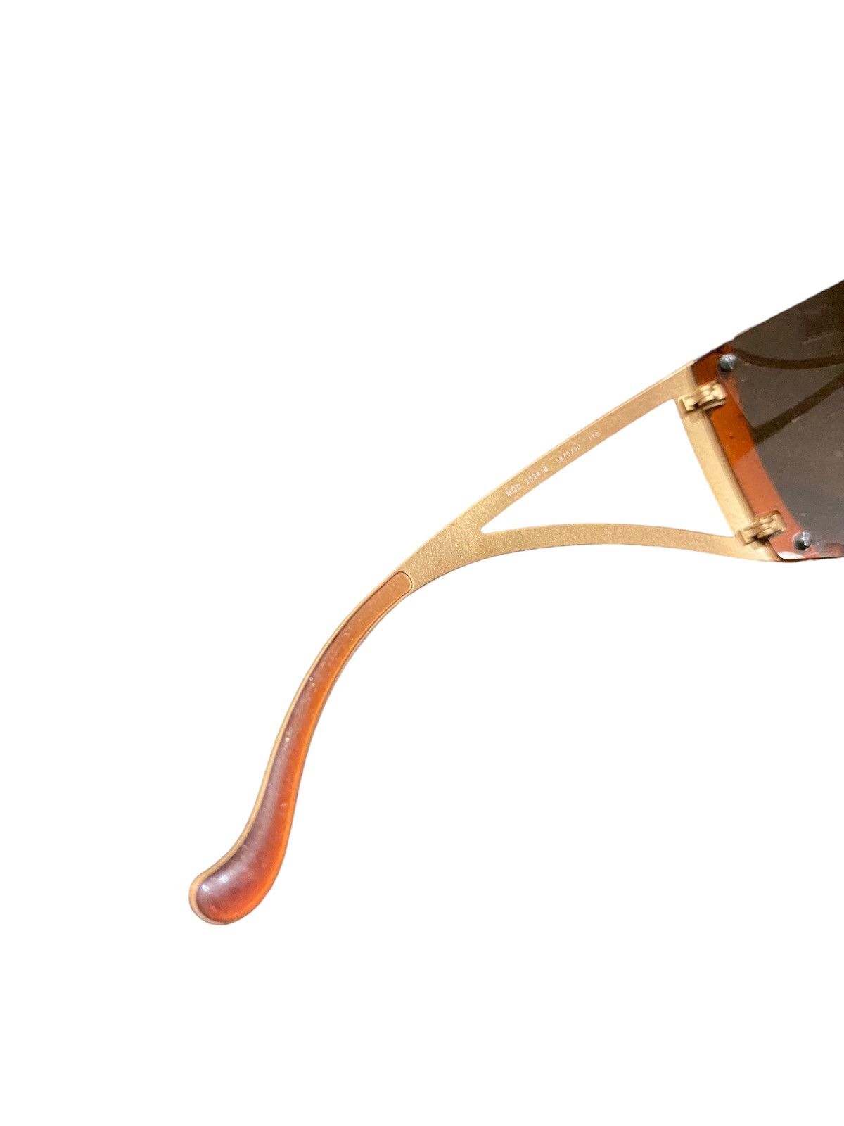 Versace Vintage Versace Rimless Shield Swarovski Sunglasses 2043-B Size ONE SIZE - 7 Thumbnail
