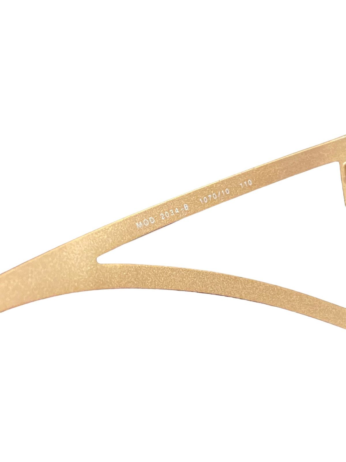 Versace Vintage Versace Rimless Shield Swarovski Sunglasses 2043-B Size ONE SIZE - 8 Thumbnail
