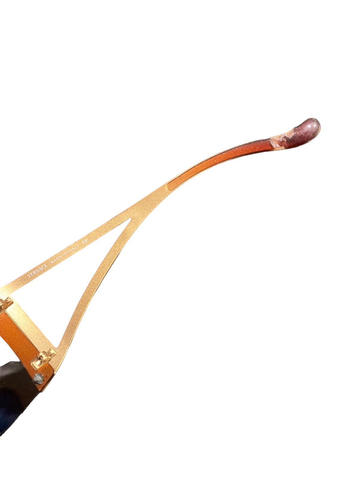 Versace Vintage Versace Rimless Shield Swarovski Sunglasses 2043-B Size ONE SIZE - 9 Thumbnail