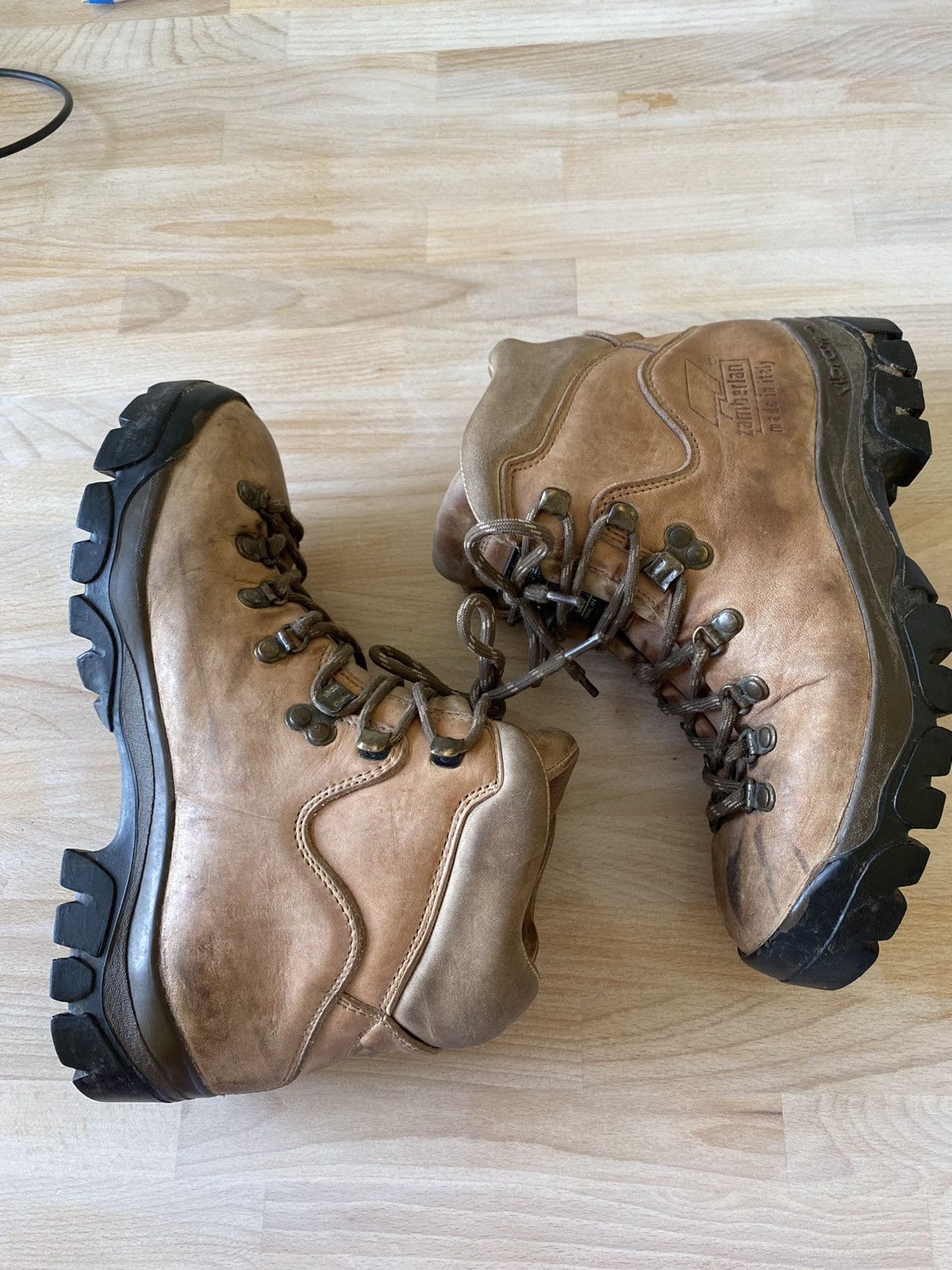 Vibram Italy Made Vibram Hiking Boots Vintage Gorp Leather Vintage Size US 6 / EU 39 - 5 Thumbnail
