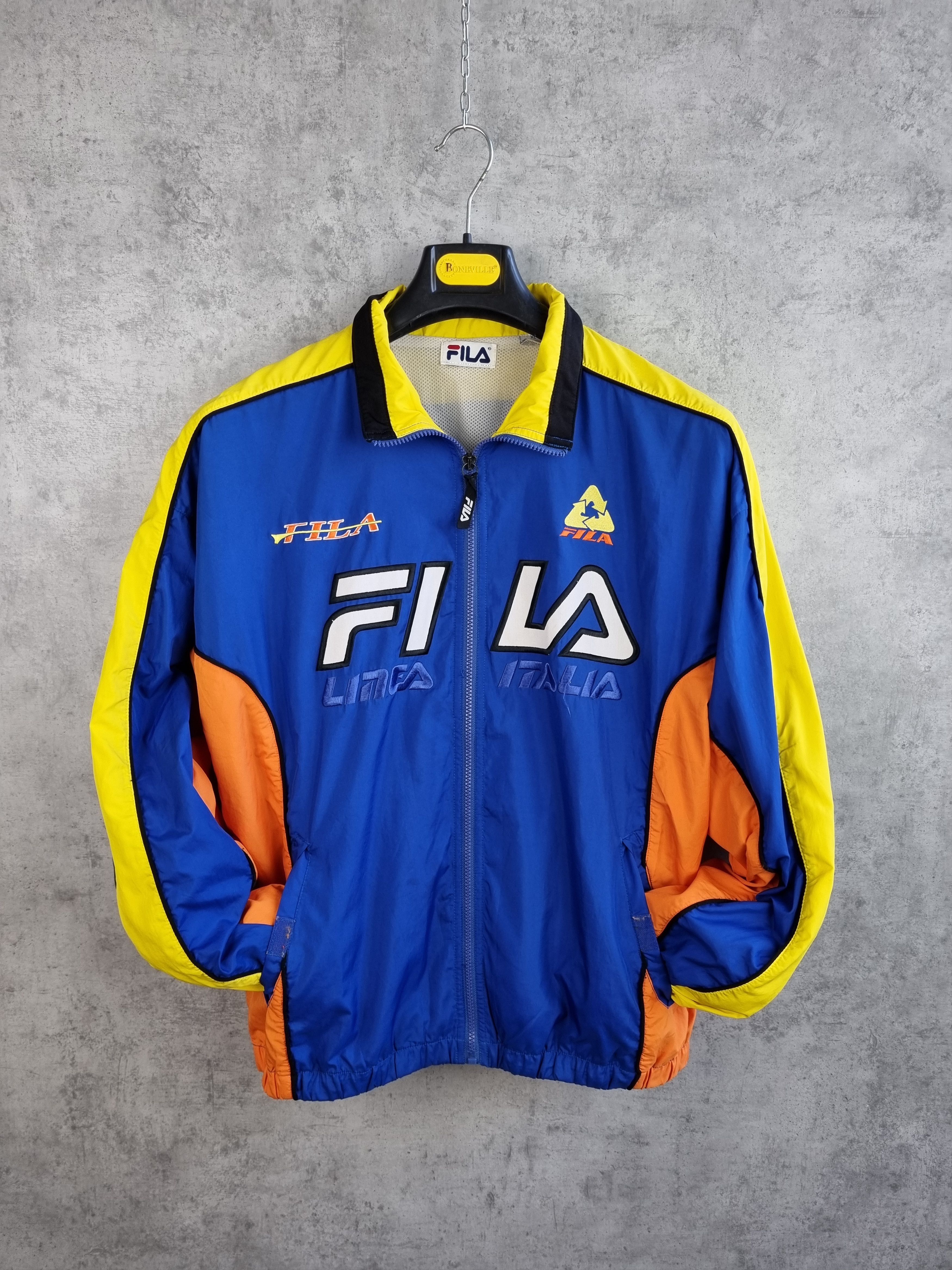 Fila Rare 90s FILA Italia Track top Logo Vintage Jacket Size US L / EU 52-54 / 3 - 1 Thumbnail