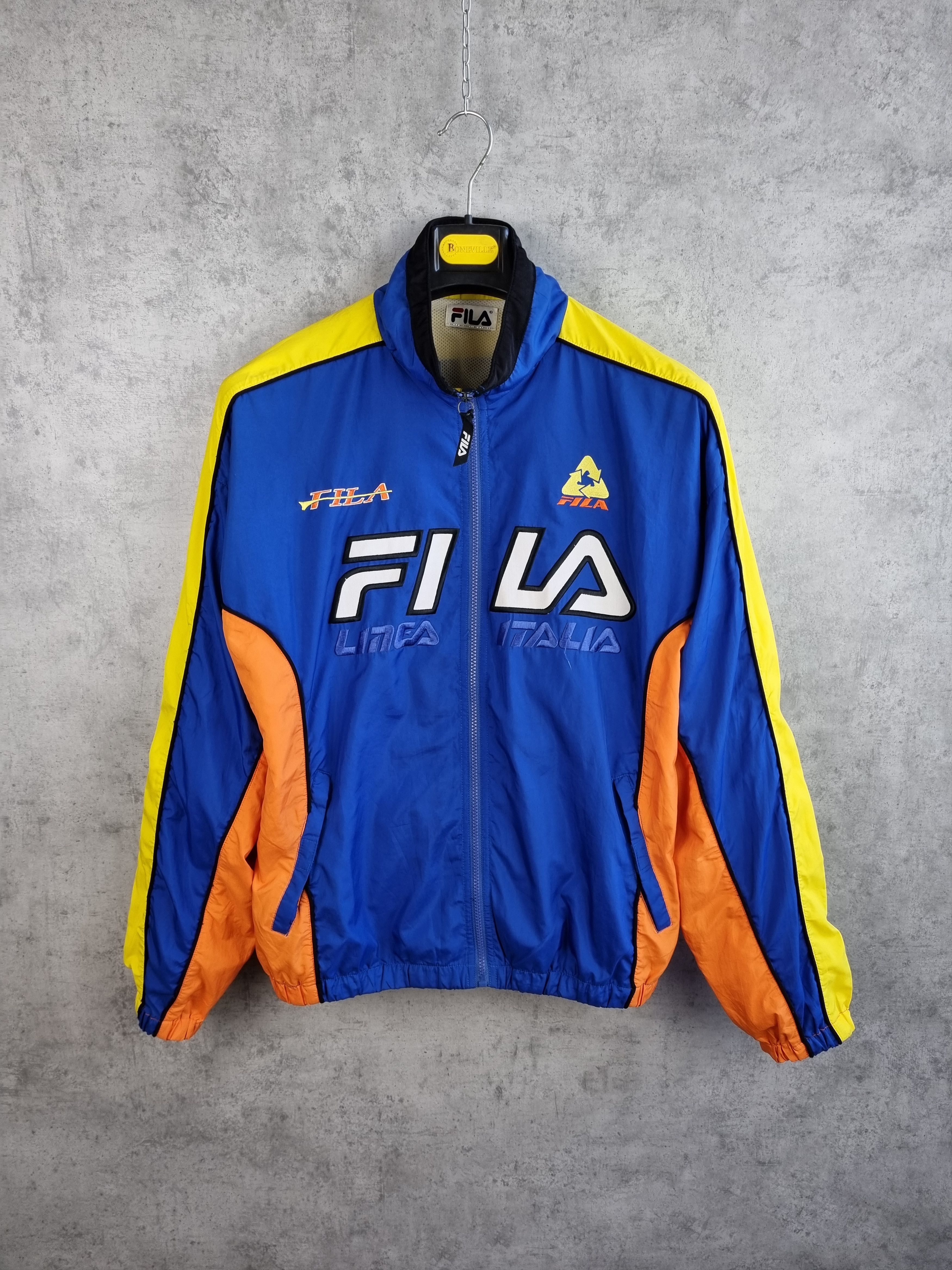 Fila Rare 90s FILA Italia Track top Logo Vintage Jacket Size US L / EU 52-54 / 3 - 2 Thumbnail