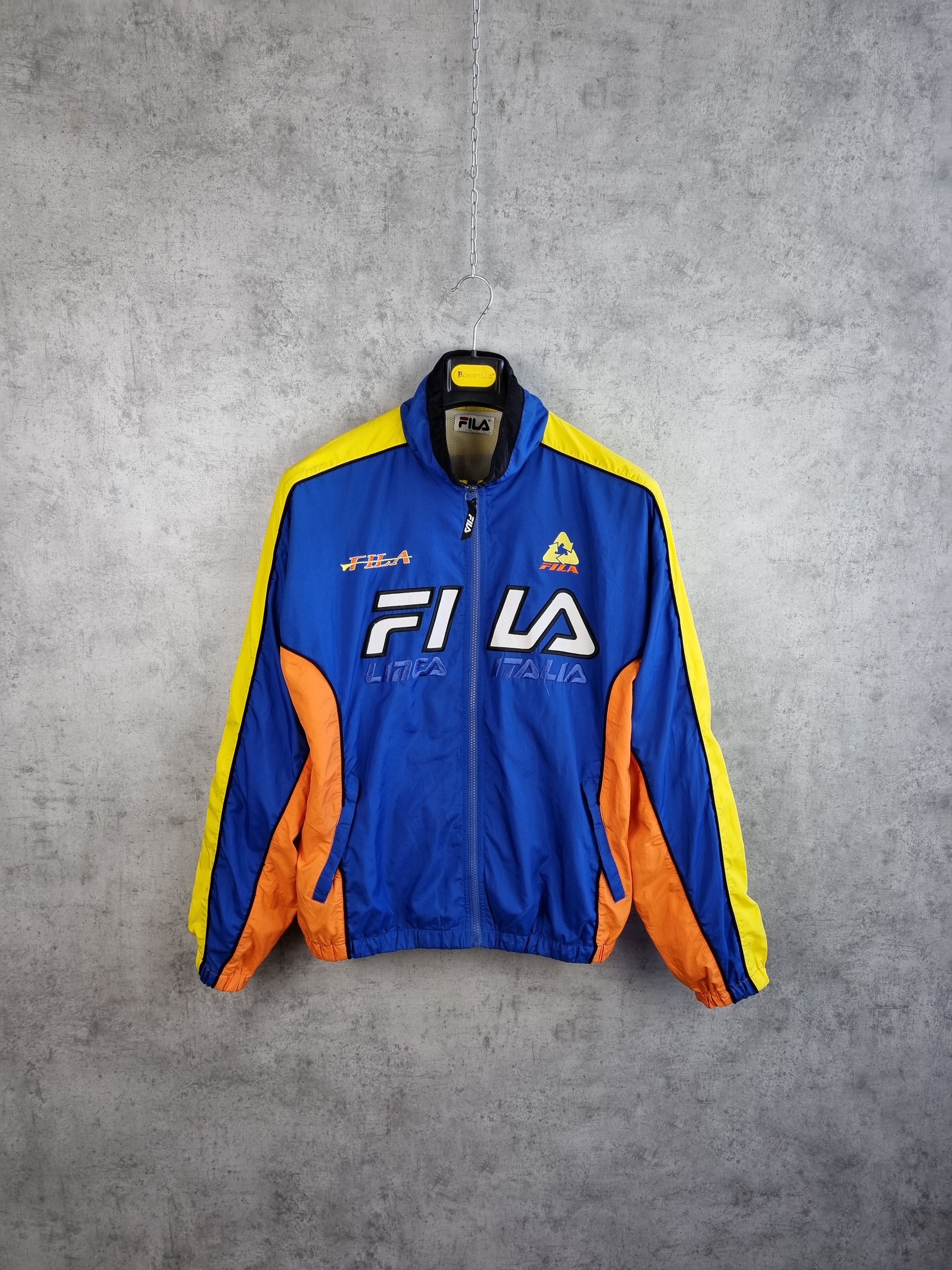 Fila Rare 90s FILA Italia Track top Logo Vintage Jacket Size US L / EU 52-54 / 3 - 15 Thumbnail