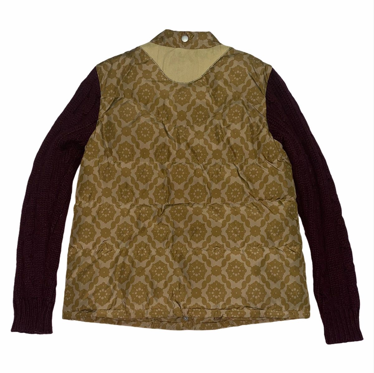 Jun Takahashi × Undercover × Uniqlo Undercover XUniqlo Puffer Jacket Knit Sleeve Flowers Design Size US S / EU 44-46 / 1 - 6 Thumbnail