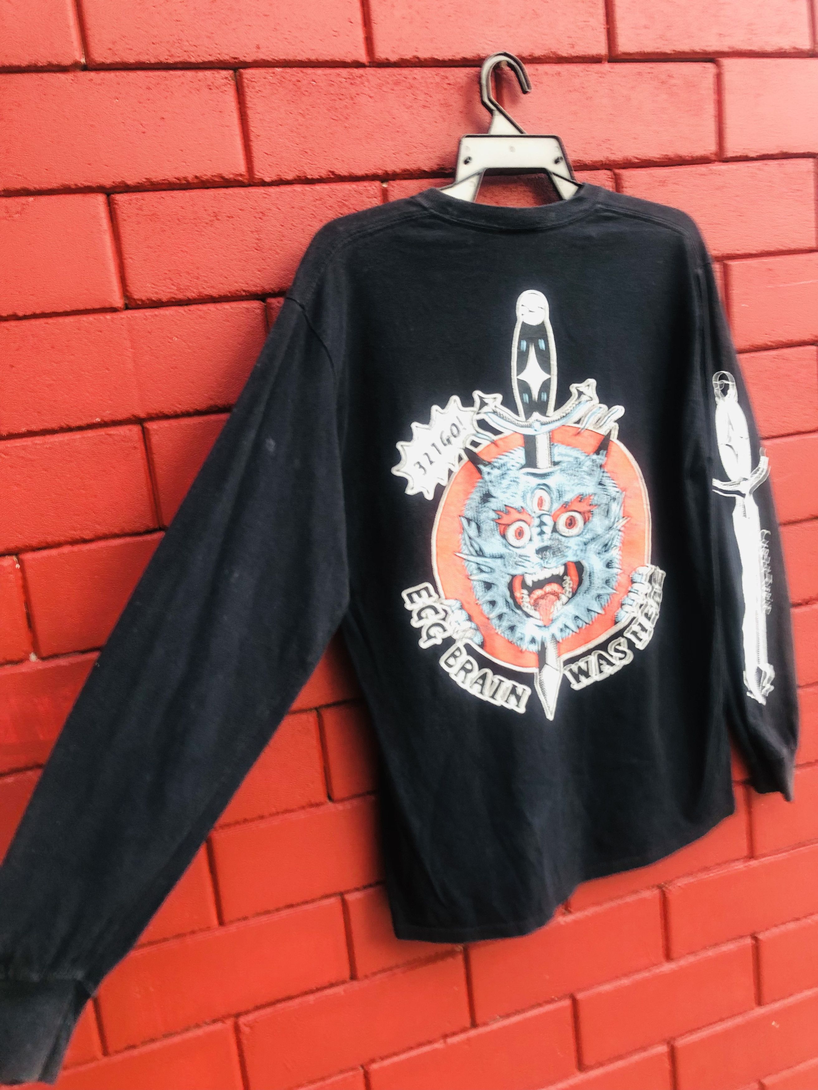 Japanese Brand × Vintage Vintage Egg Brain Japanese Designer Fashion Style Shirt Size US L / EU 52-54 / 3 - 3 Thumbnail