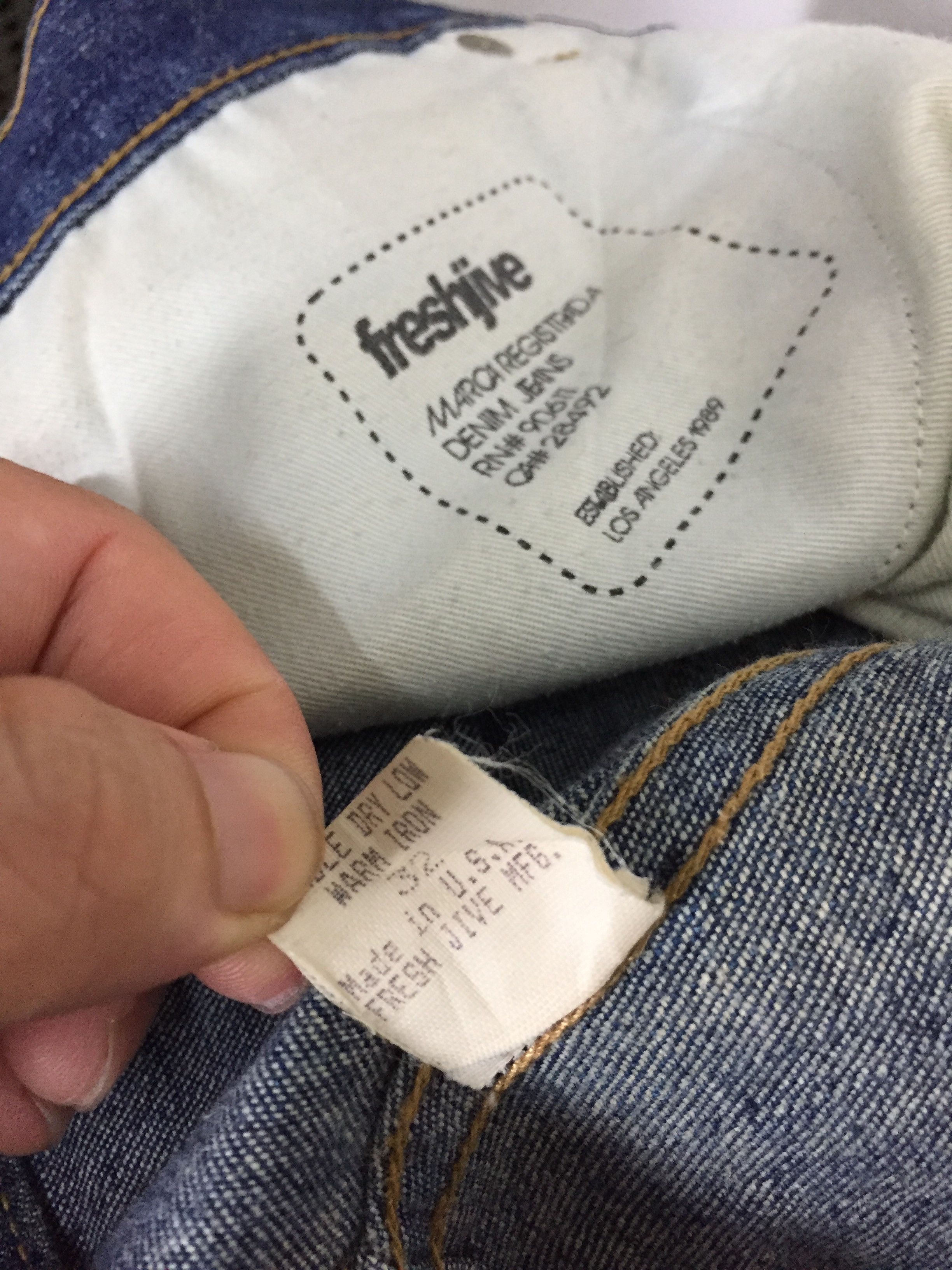 Freshjive 90's FRESHJIVE denim made in USA Size US 32 / EU 48 - 12 Thumbnail