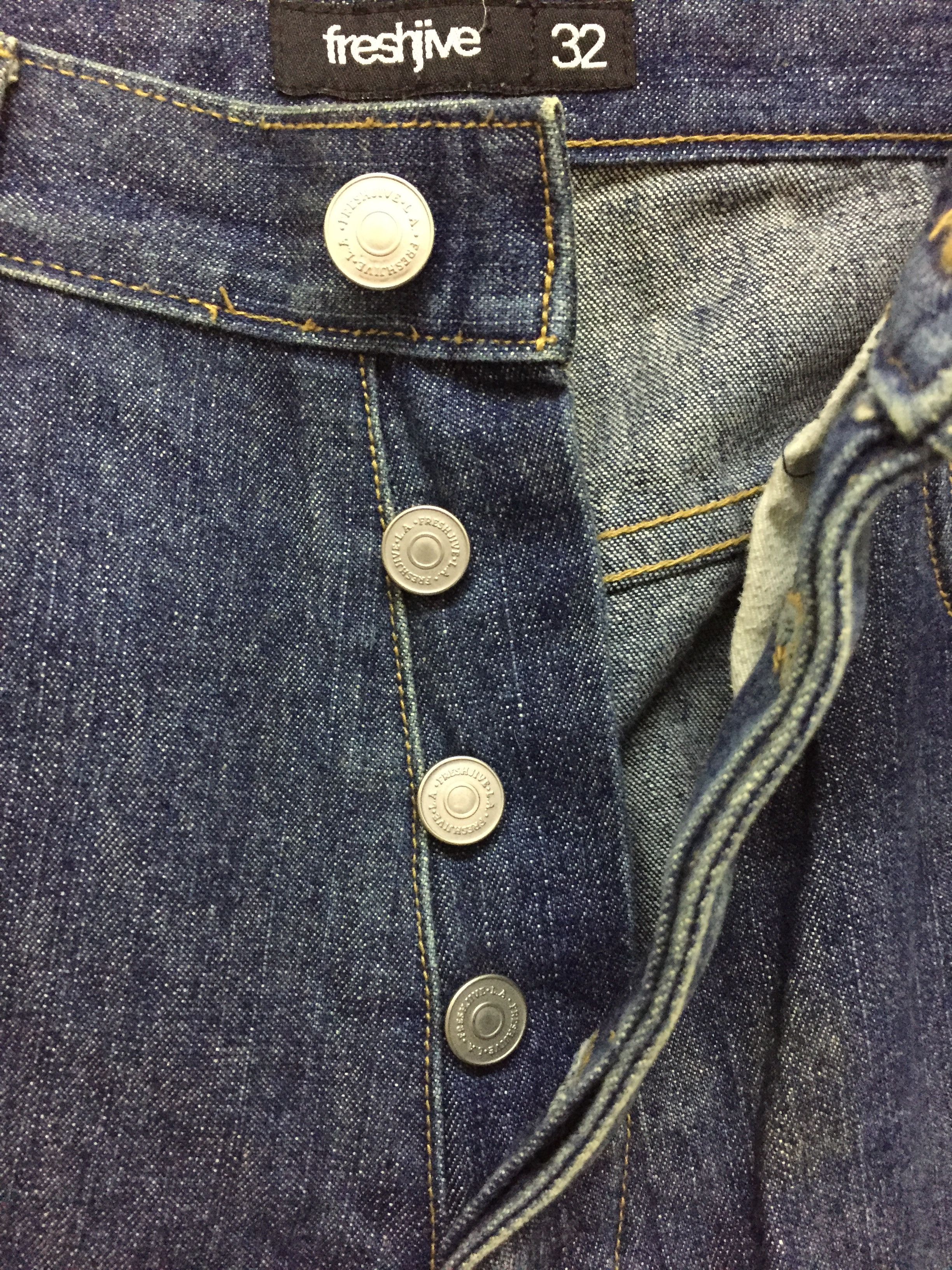 Freshjive 90's FRESHJIVE denim made in USA Size US 32 / EU 48 - 10 Thumbnail