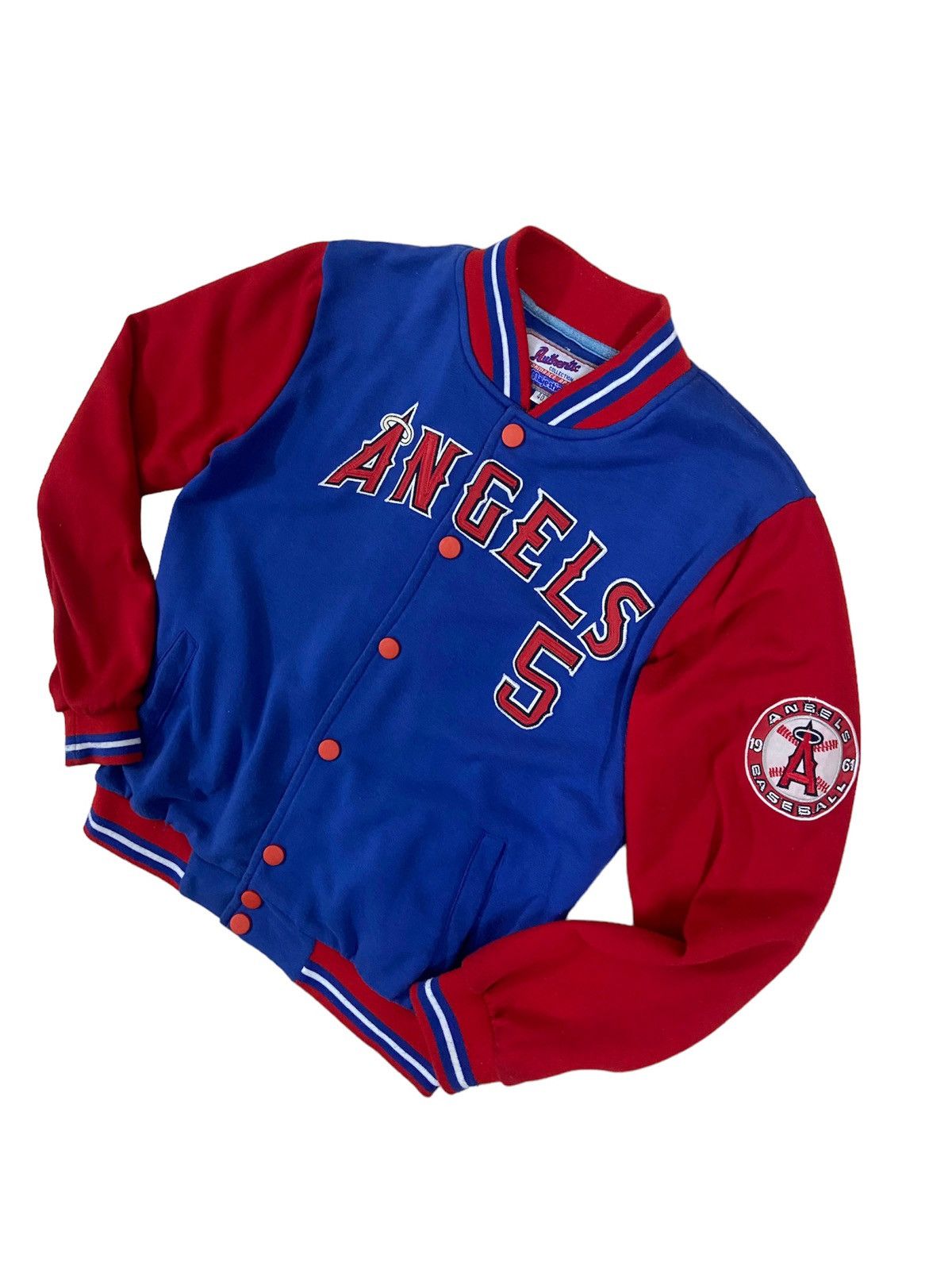 MLB × Majestic Vintage Los Angeles Angels Varsity Jacket MLB Baseball Rare Size US S / EU 44-46 / 1 - 2 Thumbnail