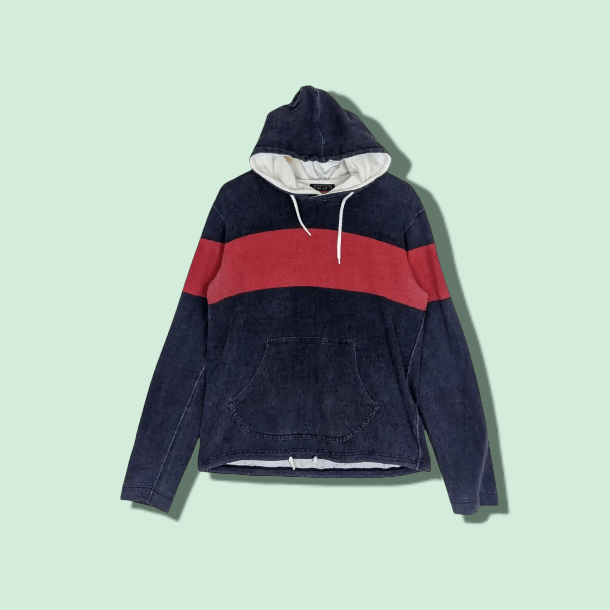 Japanese Brand × Tomorrowland BLUE WORK Tomorrowland Japan Striped Hoodie Size US M / EU 48-50 / 2 - 1 Thumbnail