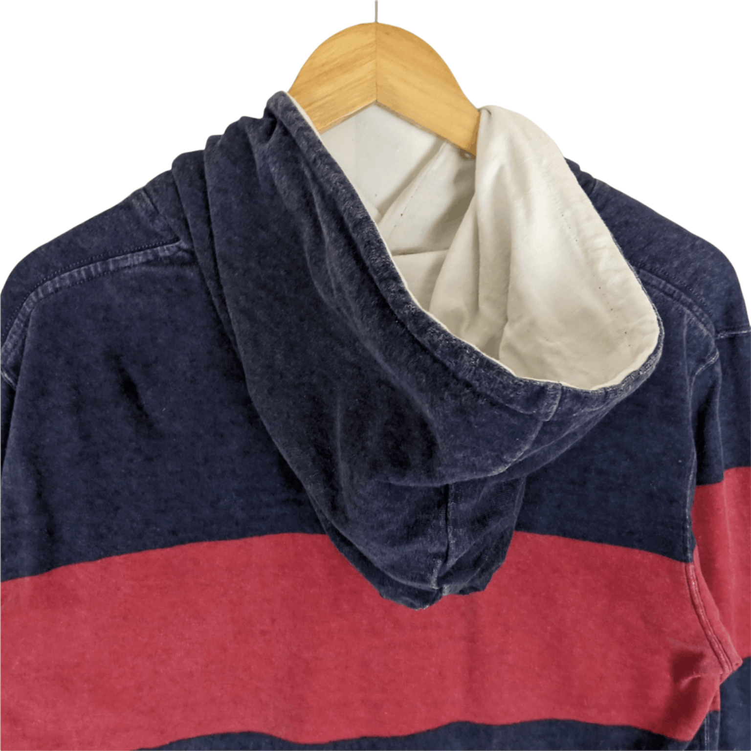 Japanese Brand × Tomorrowland BLUE WORK Tomorrowland Japan Striped Hoodie Size US M / EU 48-50 / 2 - 8 Thumbnail