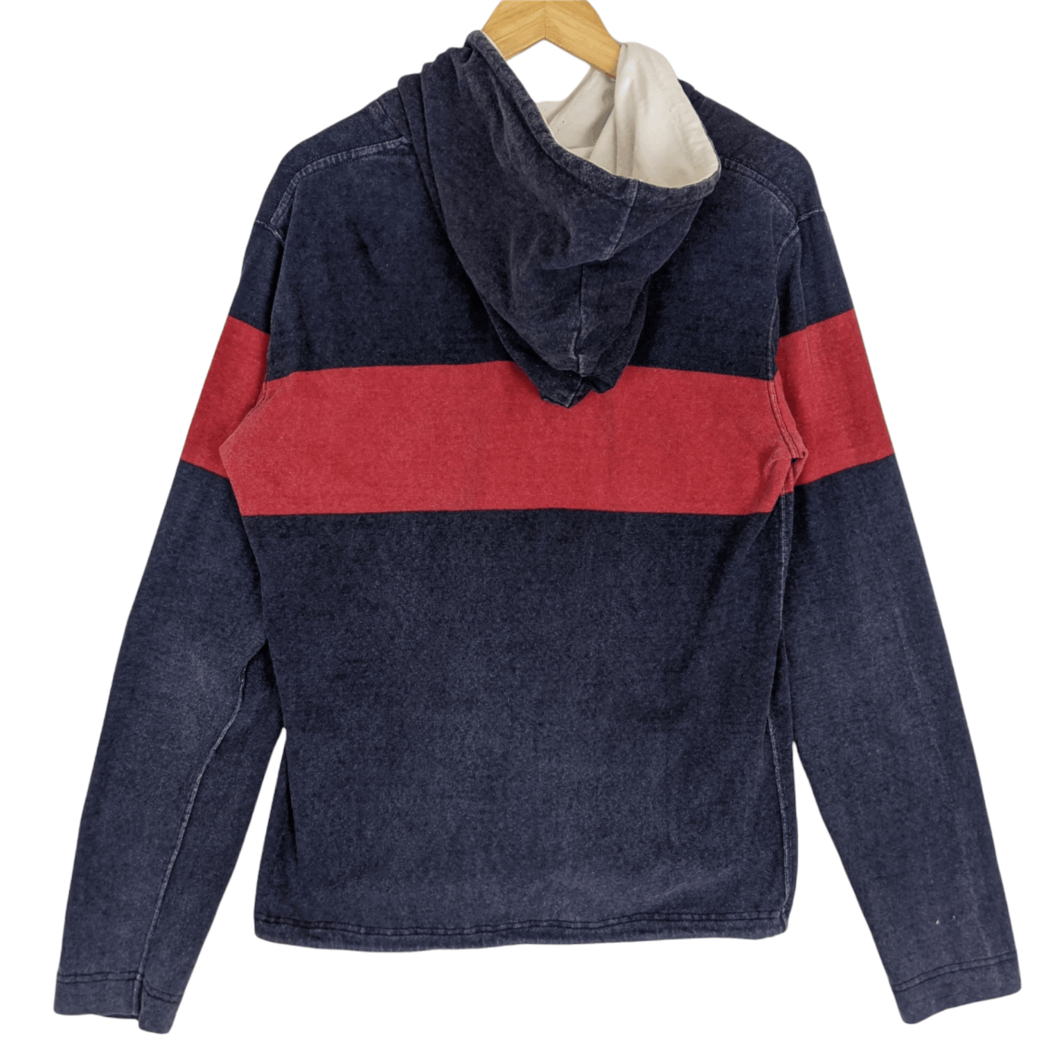 Japanese Brand × Tomorrowland BLUE WORK Tomorrowland Japan Striped Hoodie Size US M / EU 48-50 / 2 - 7 Thumbnail