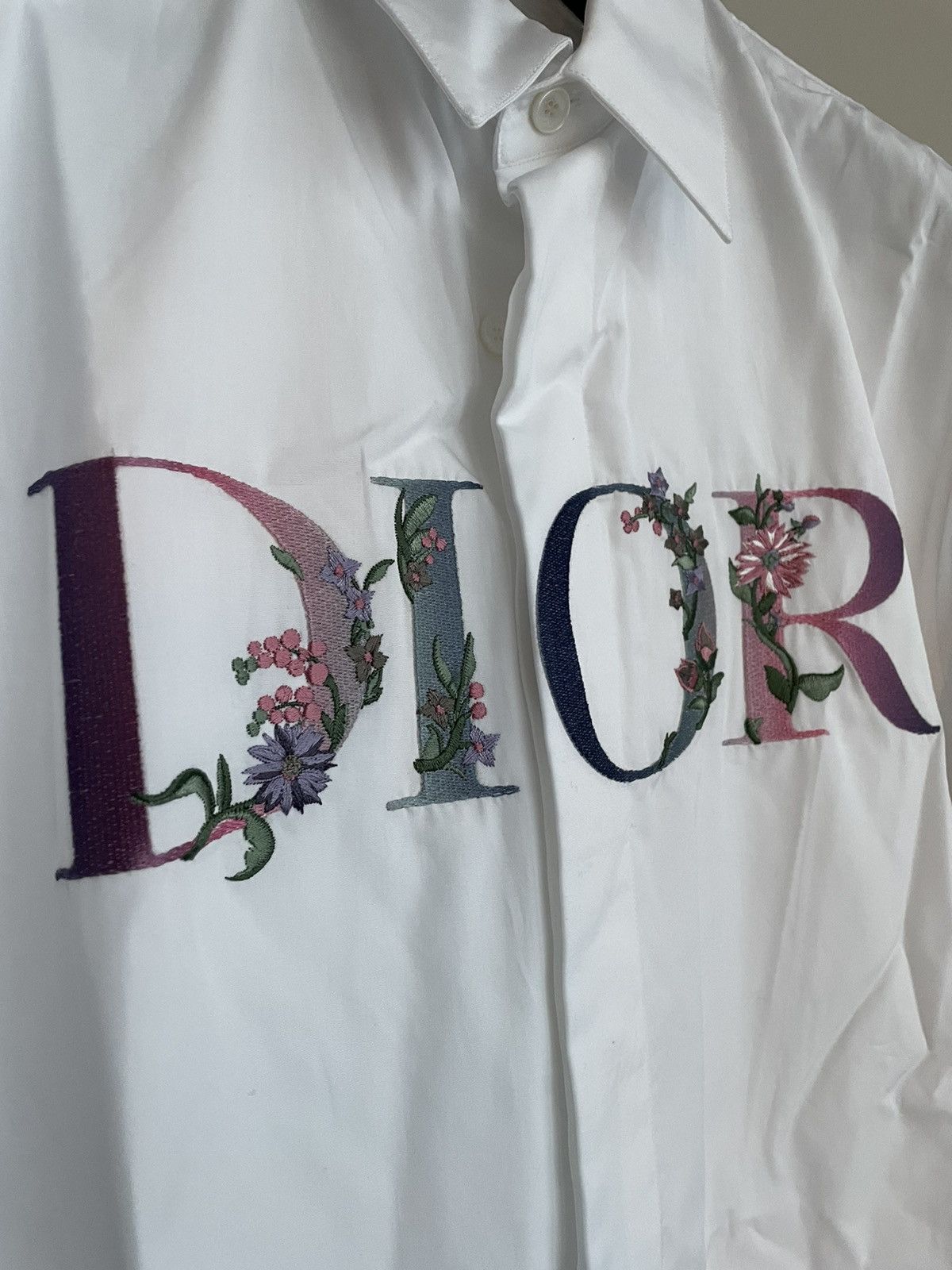Dior Rare Super Runway Rare Limited Edition Embroidery Logo Shirt Size US S / EU 44-46 / 1 - 20 Thumbnail