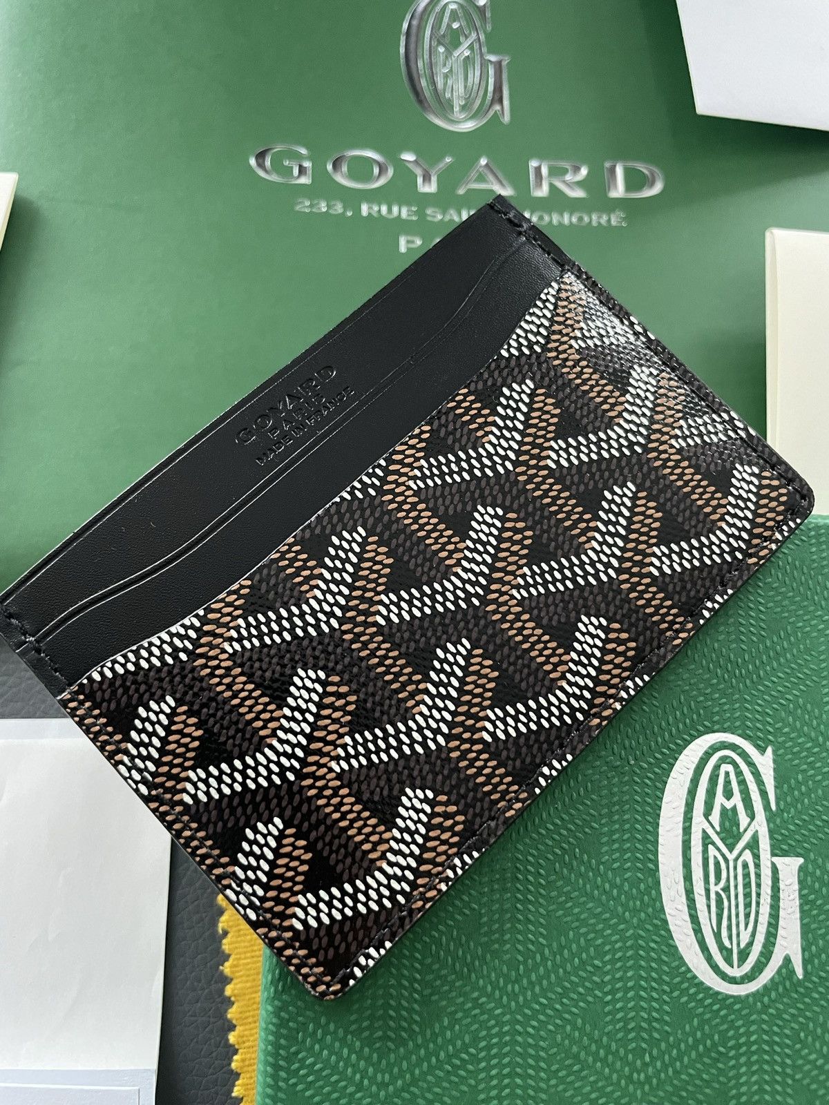 Goyard Goyard Rare Brand NEW Iconic Card Holder Leather Wallet Size ONE SIZE - 20 Thumbnail