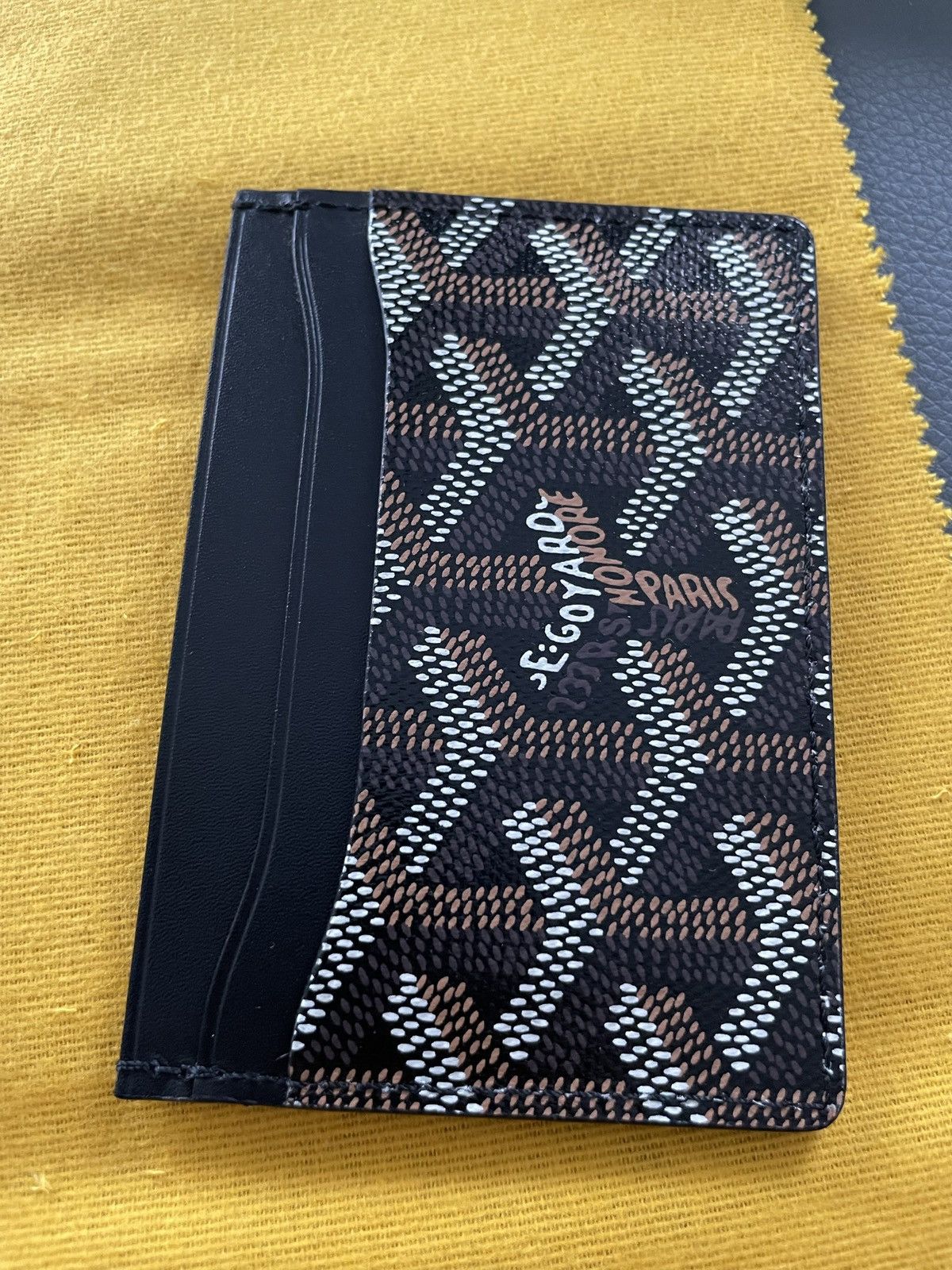 Goyard Goyard Rare Brand NEW Iconic Card Holder Leather Wallet Size ONE SIZE - 11 Thumbnail