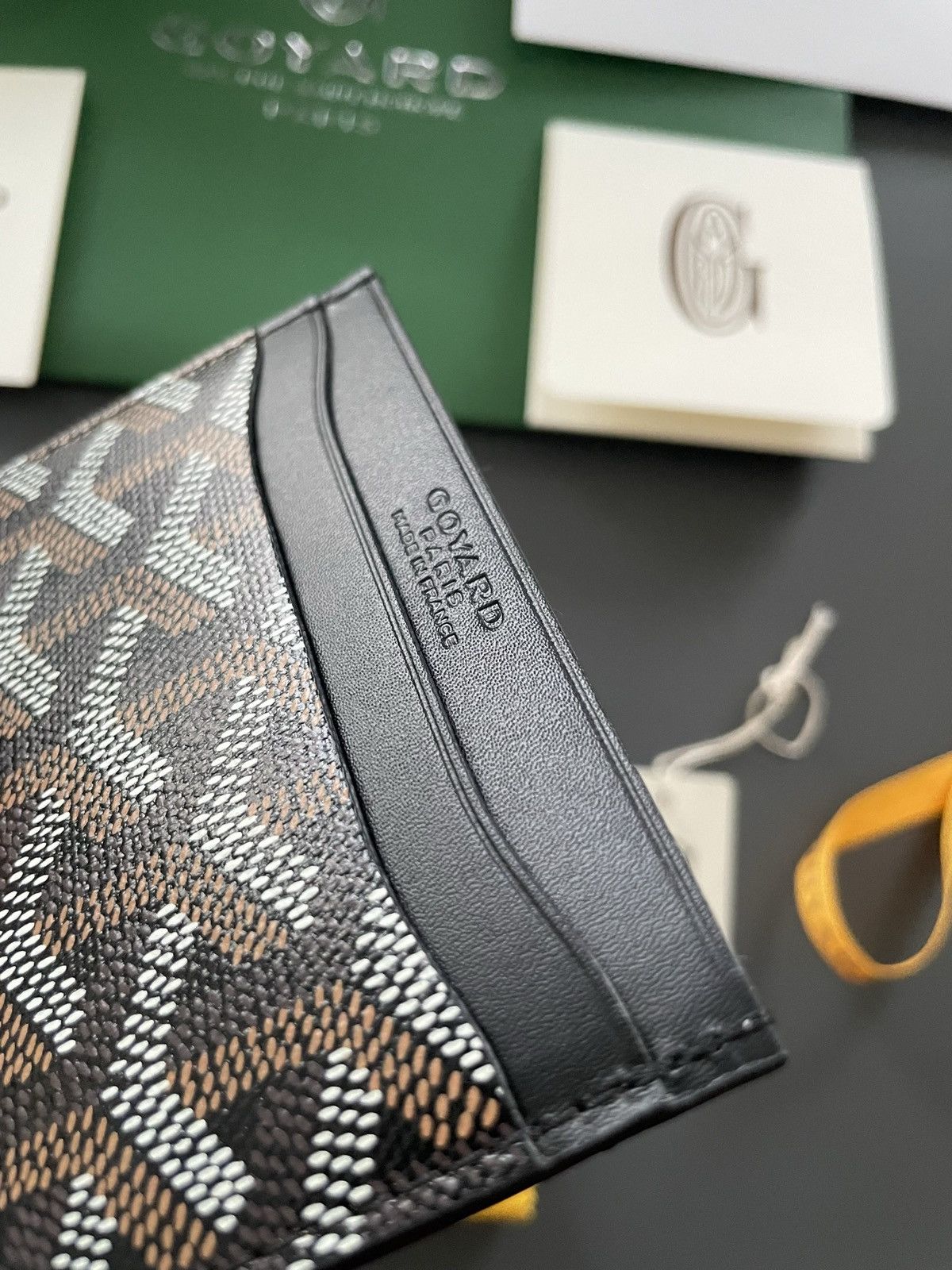 Goyard Goyard Rare Brand NEW Iconic Card Holder Leather Wallet Size ONE SIZE - 5 Thumbnail