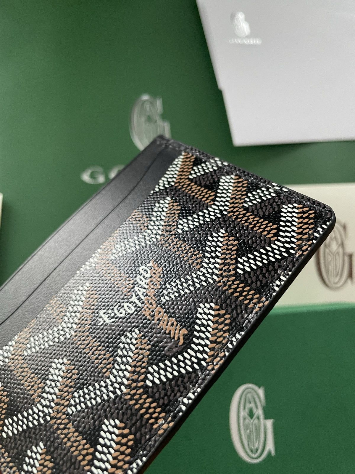 Goyard Goyard Rare Brand NEW Iconic Card Holder Leather Wallet Size ONE SIZE - 22 Thumbnail