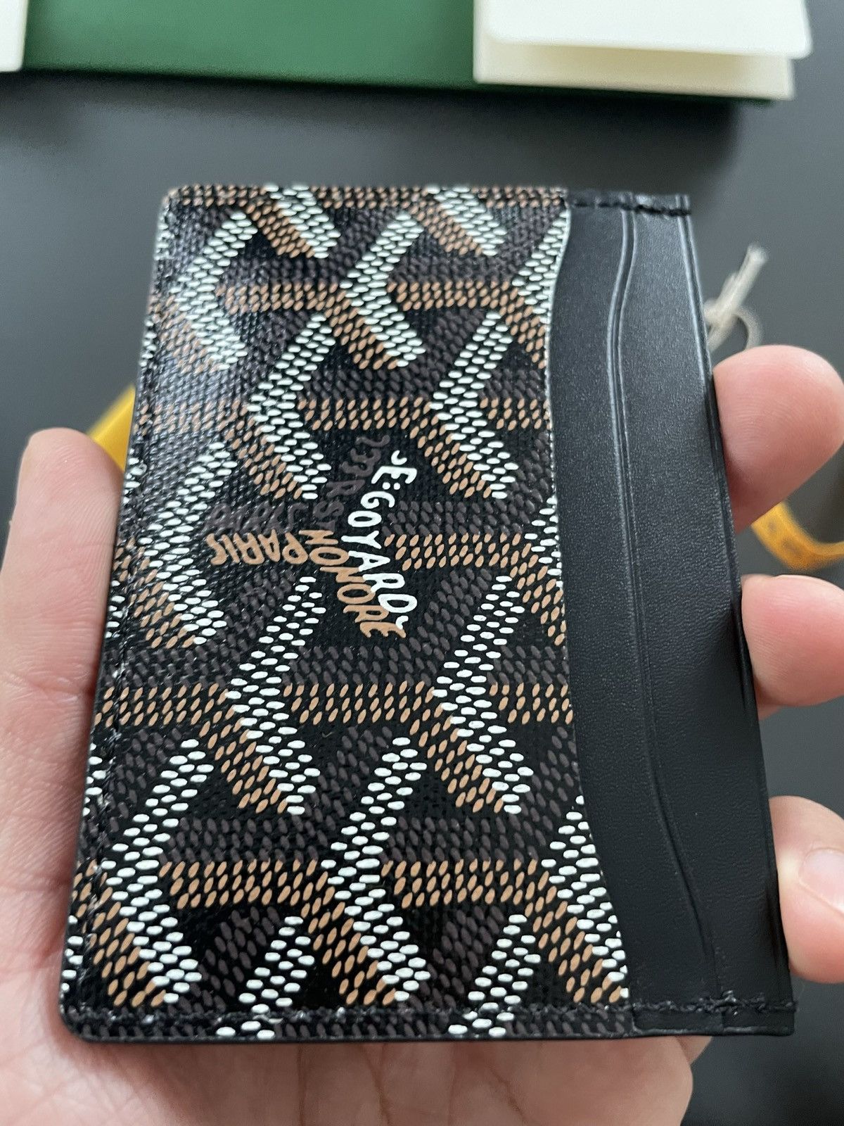 Goyard Goyard Rare Brand NEW Iconic Card Holder Leather Wallet Size ONE SIZE - 3 Thumbnail