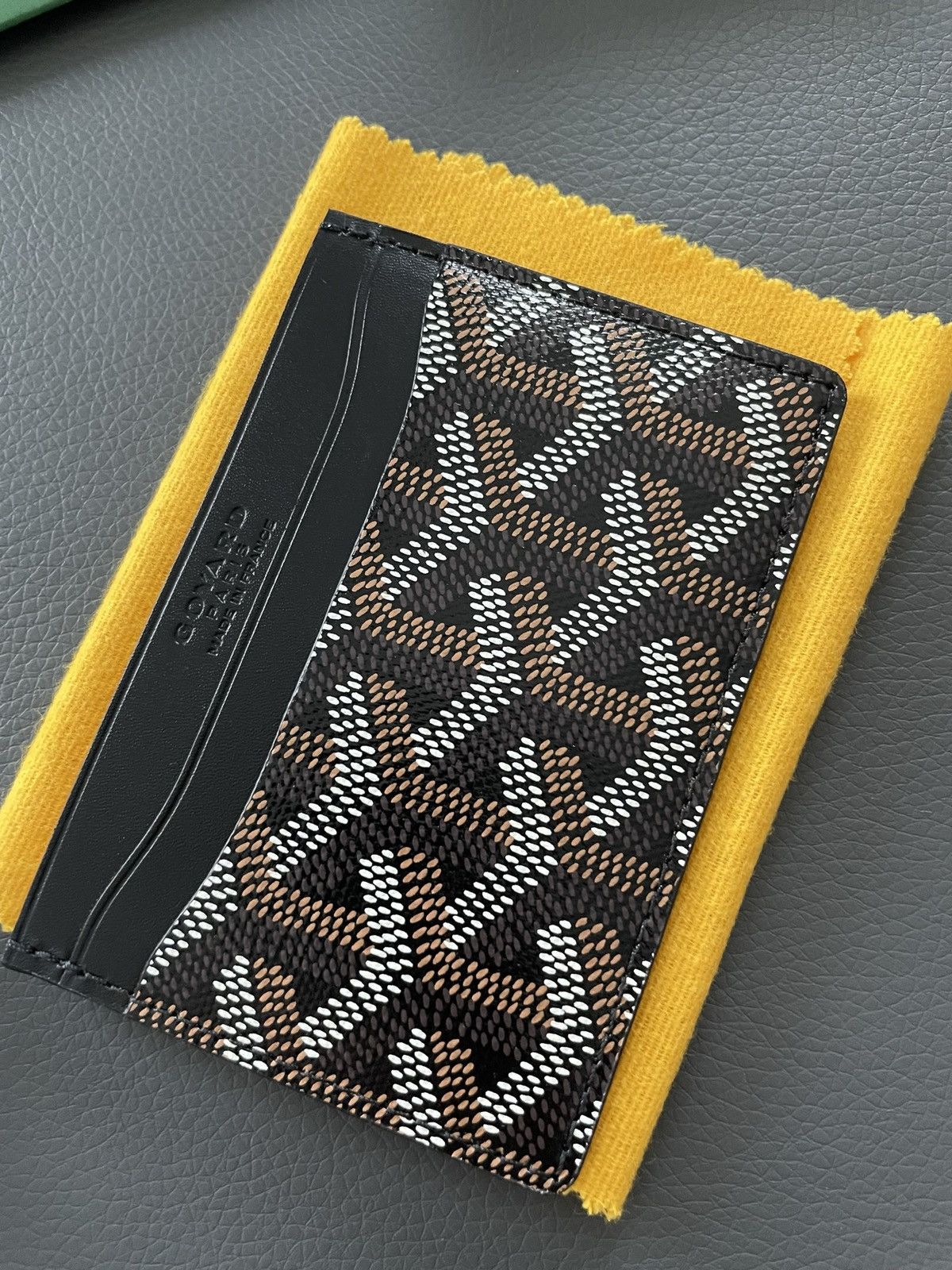 Goyard Goyard Rare Brand NEW Iconic Card Holder Leather Wallet Size ONE SIZE - 7 Thumbnail