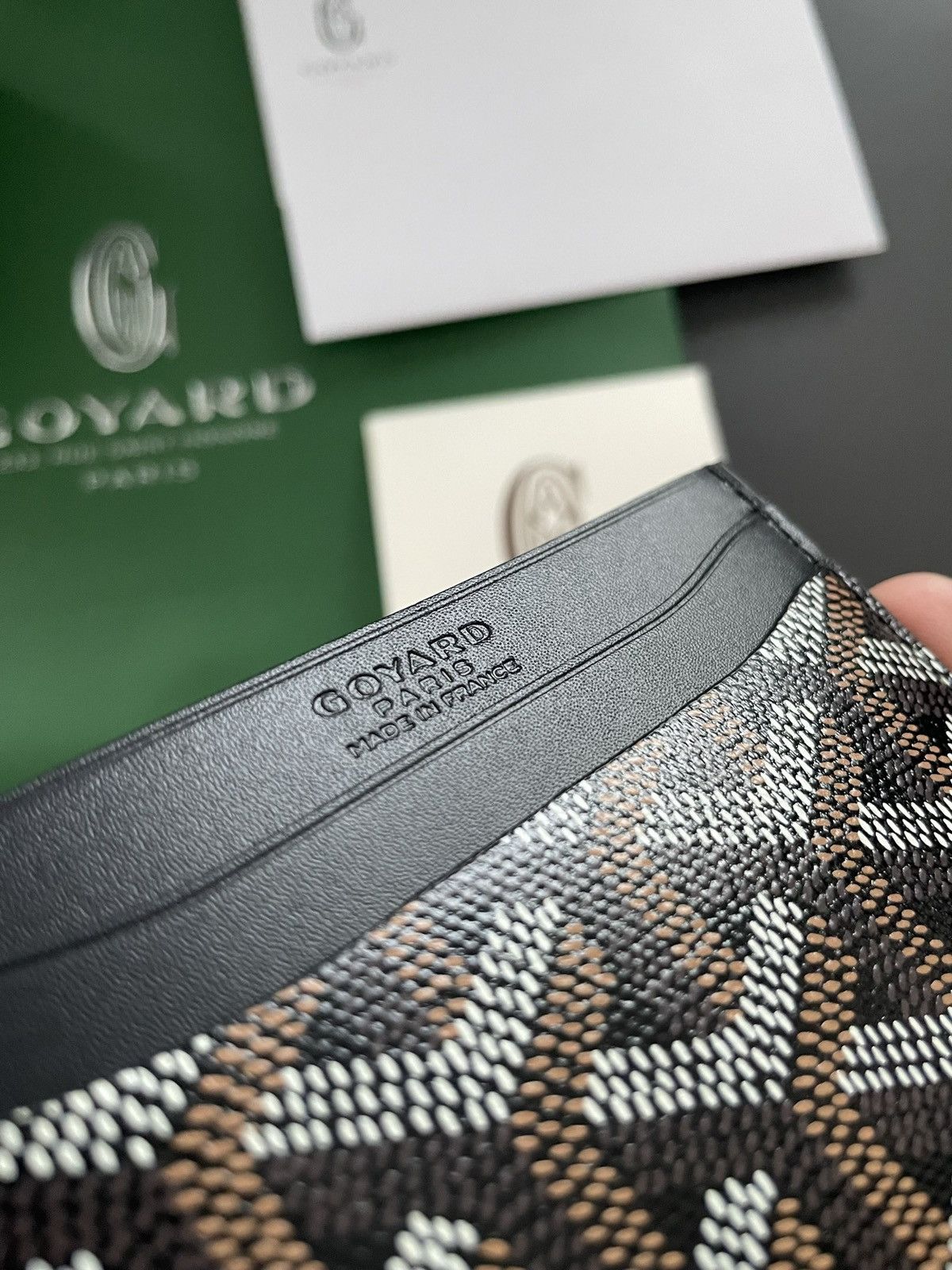 Goyard Goyard Rare Brand NEW Iconic Card Holder Leather Wallet Size ONE SIZE - 4 Thumbnail