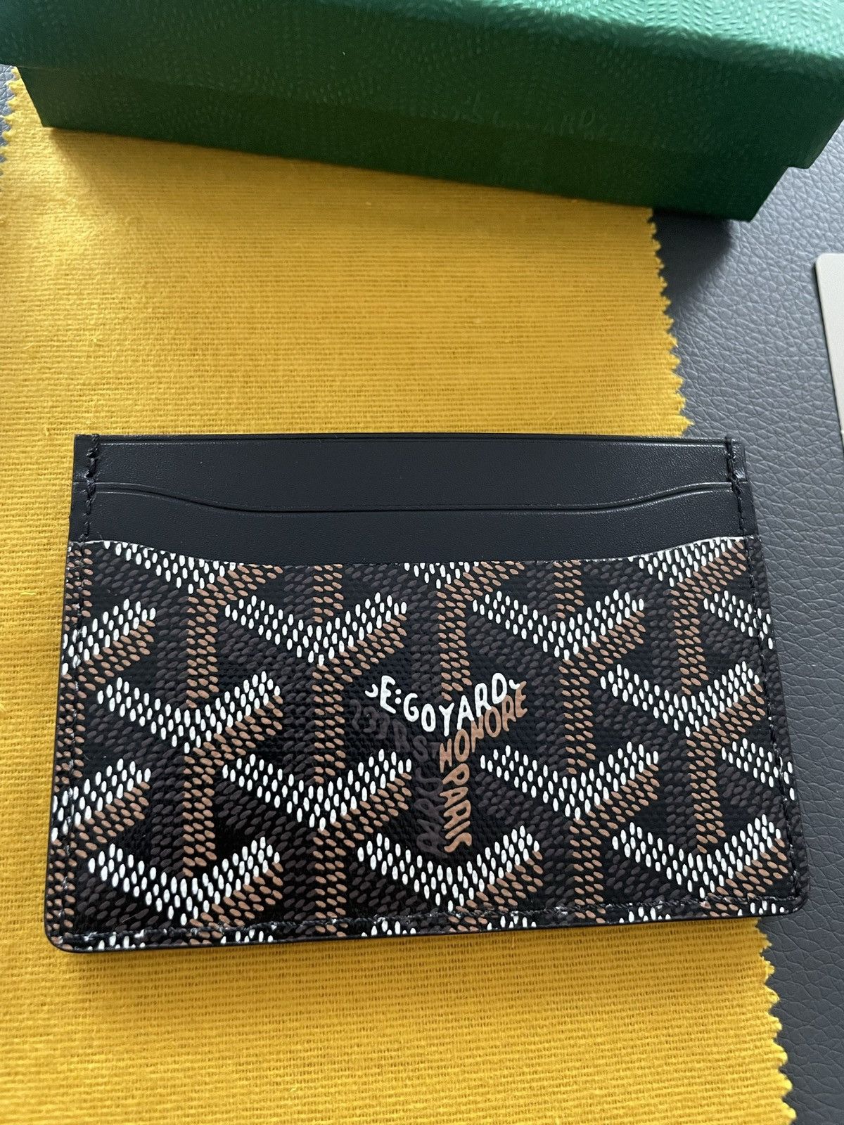 Goyard Goyard Rare Brand NEW Iconic Card Holder Leather Wallet Size ONE SIZE - 21 Thumbnail