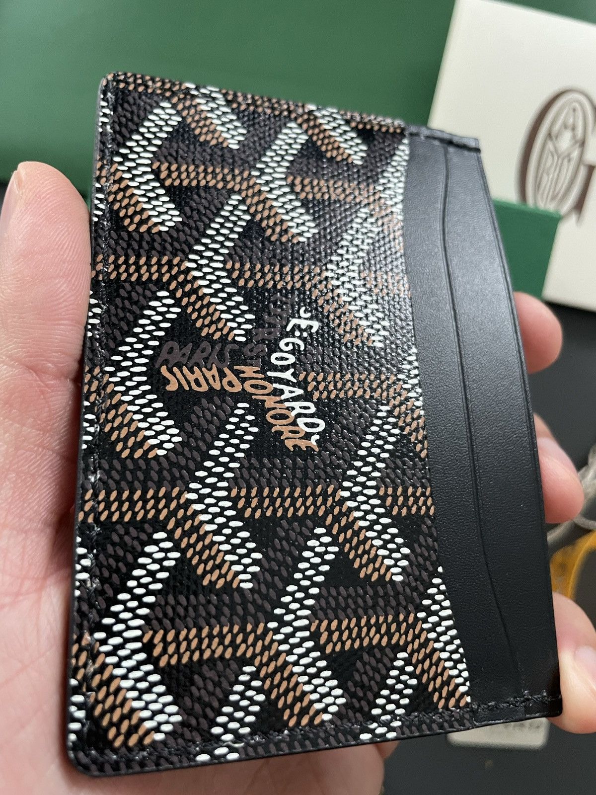 Goyard Goyard Rare Brand NEW Iconic Card Holder Leather Wallet Size ONE SIZE - 17 Thumbnail