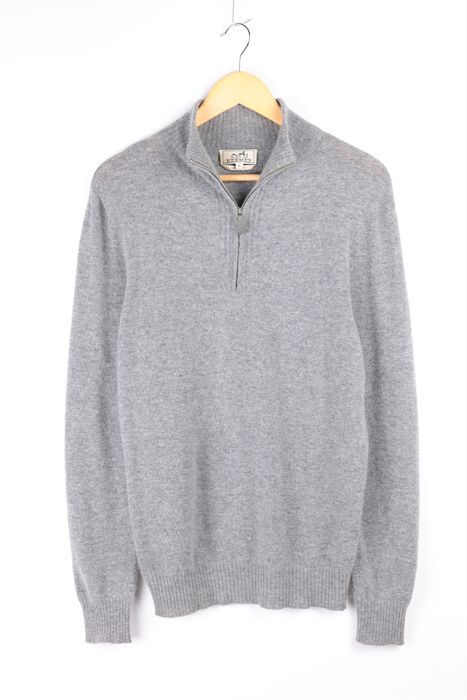 Hermes Hermes Cashmere Wool Half Zip Sweater | Grailed