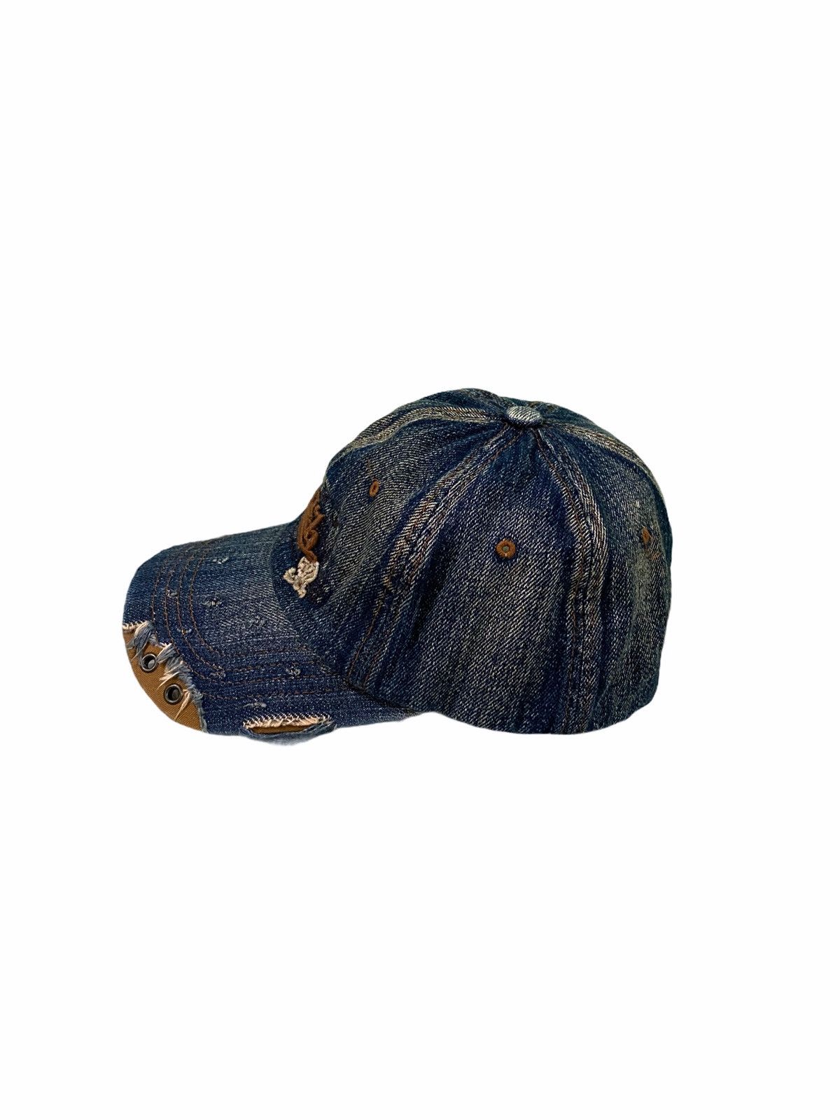 Von Dutch Von Dutch jeans indigo hat Size ONE SIZE - 3 Thumbnail