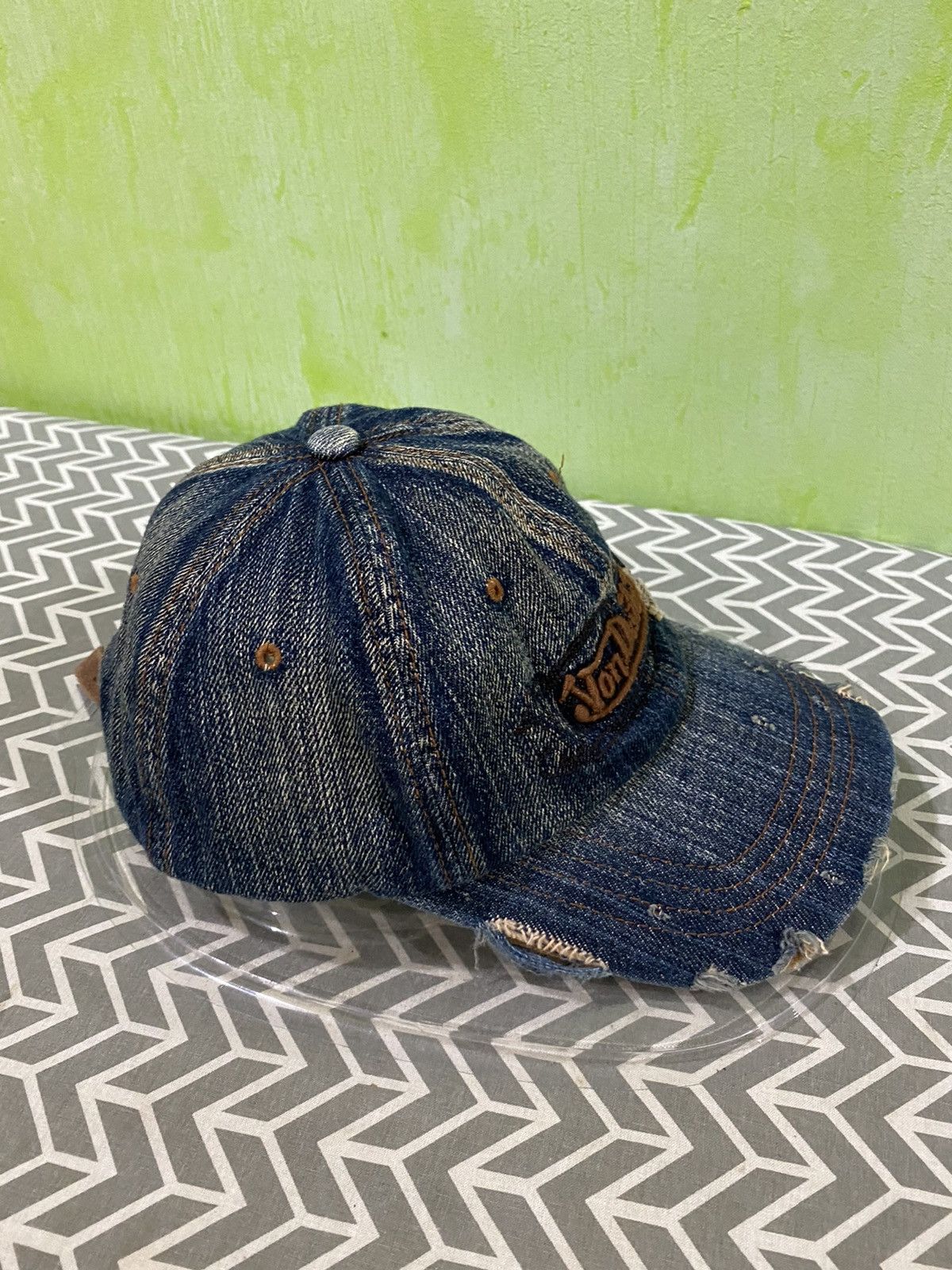 Von Dutch Von Dutch jeans indigo hat Size ONE SIZE - 4 Thumbnail