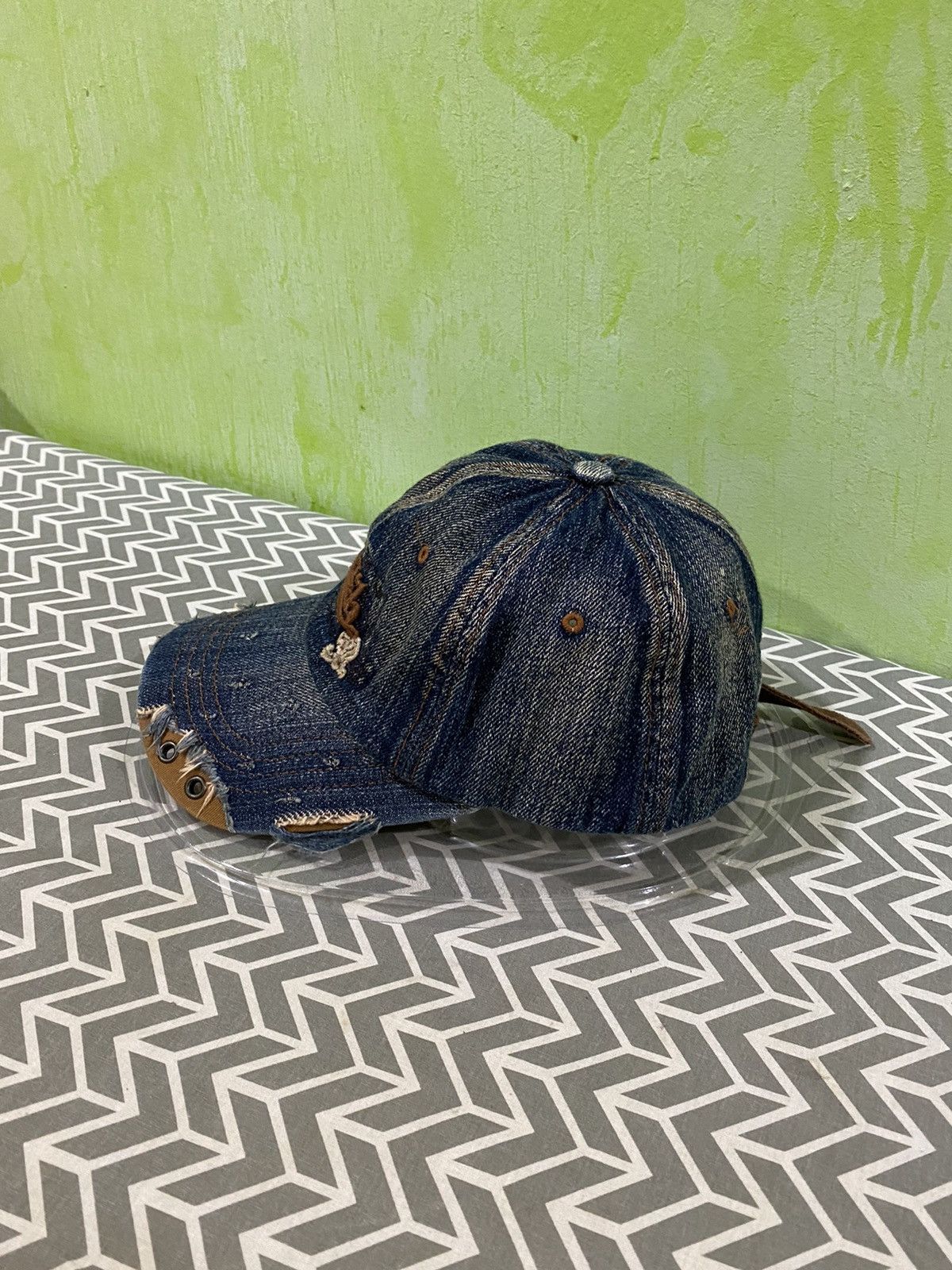 Von Dutch Von Dutch jeans indigo hat Size ONE SIZE - 10 Thumbnail