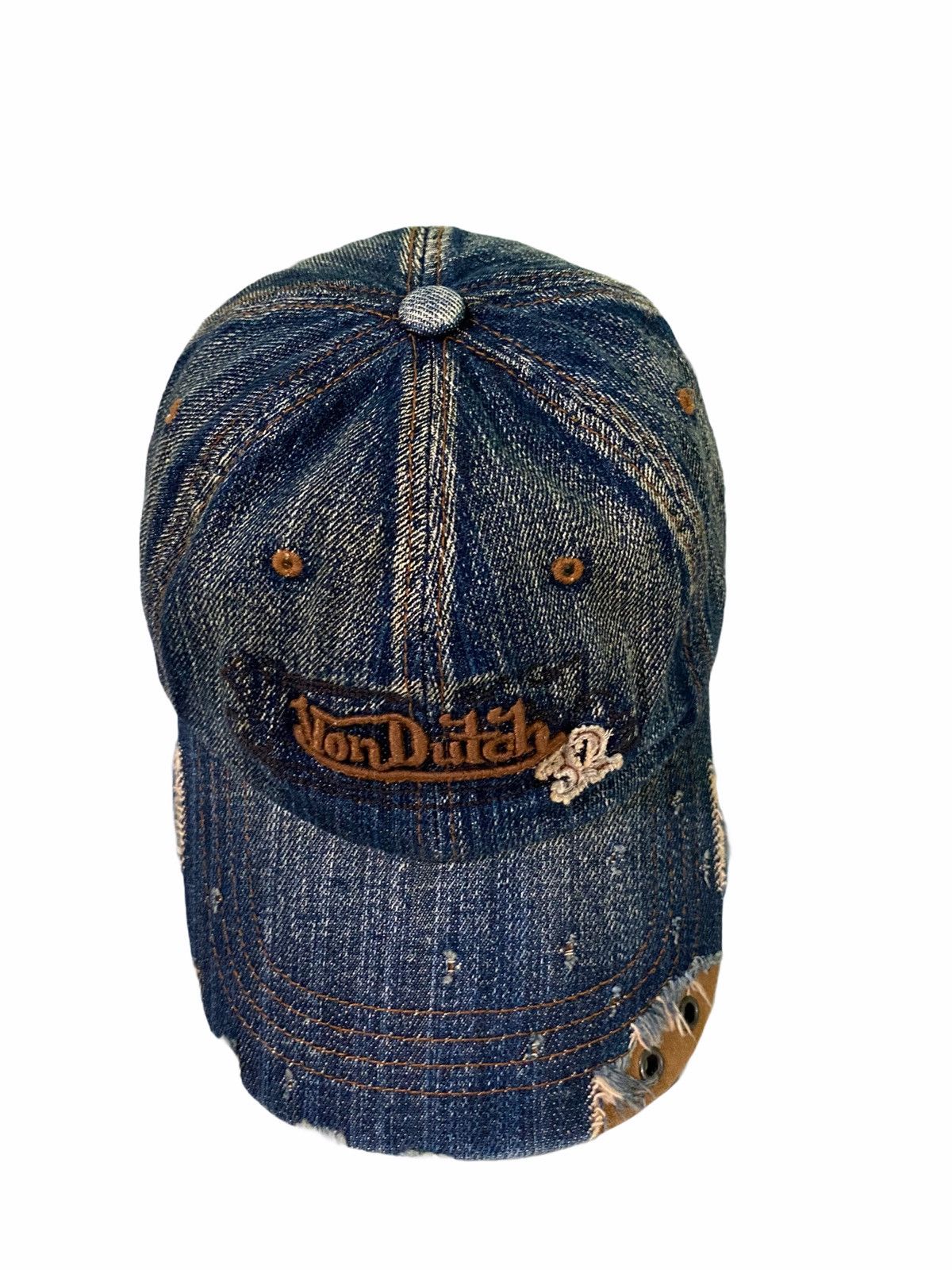 Von Dutch Von Dutch jeans indigo hat Size ONE SIZE - 1 Thumbnail