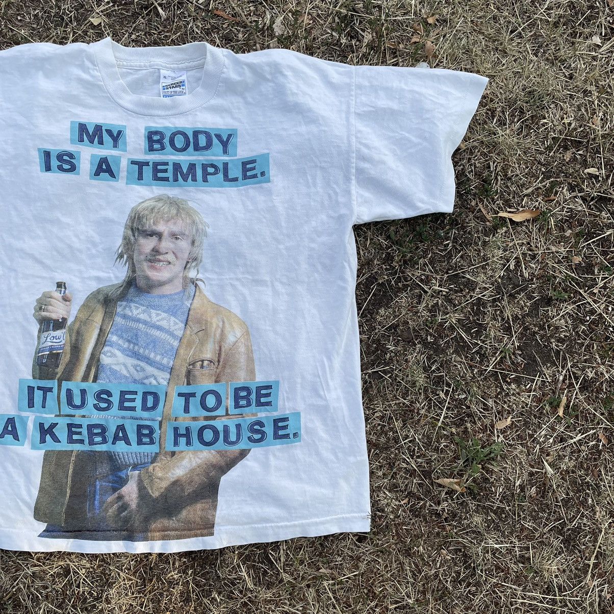 Vintage Vintage 90s Sun Faded Graphic Tee Humor Streetwear Slim L Size US L / EU 52-54 / 3 - 3 Thumbnail